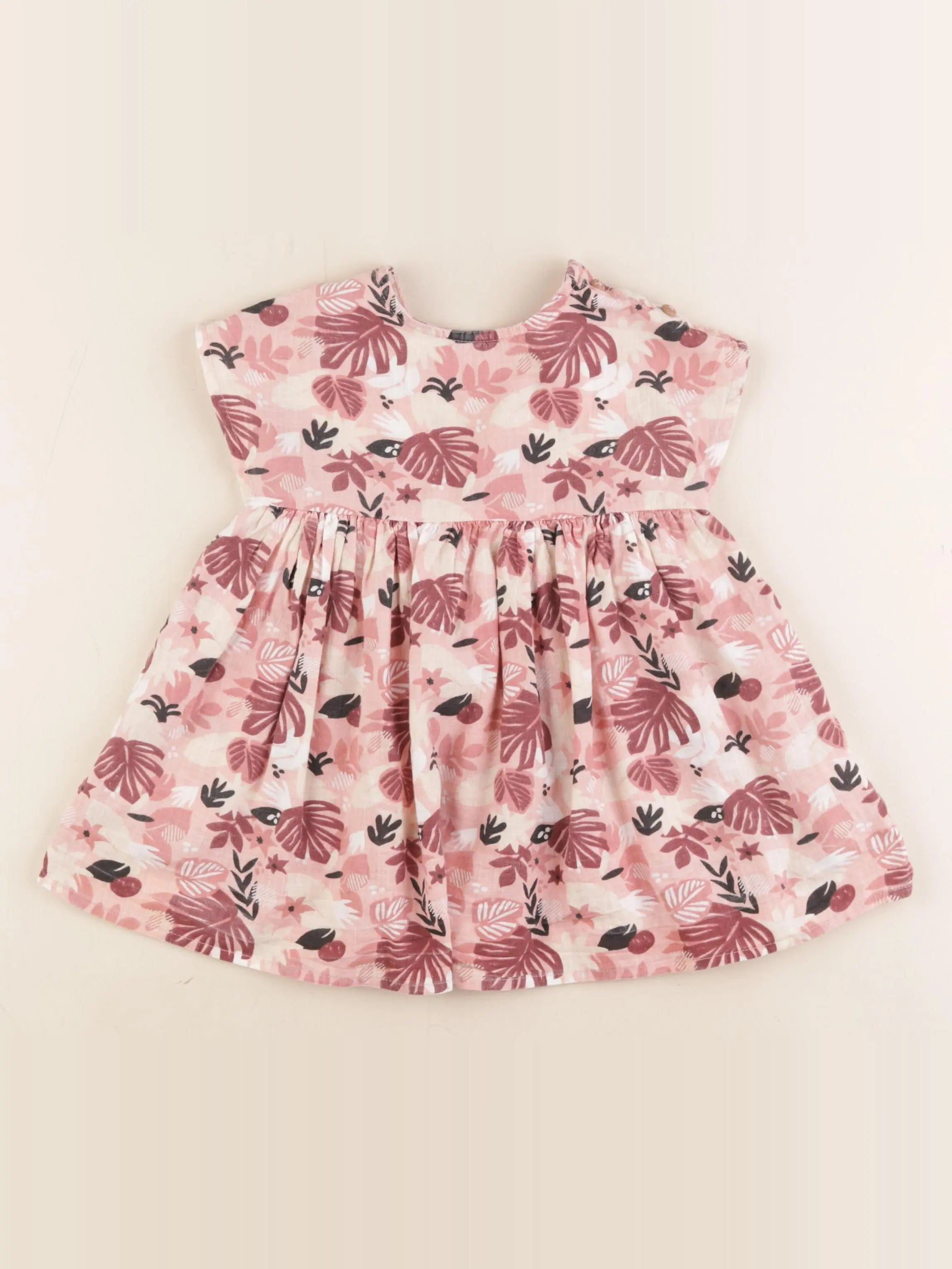 Tape à l'oeil - robe rose - 24 mois