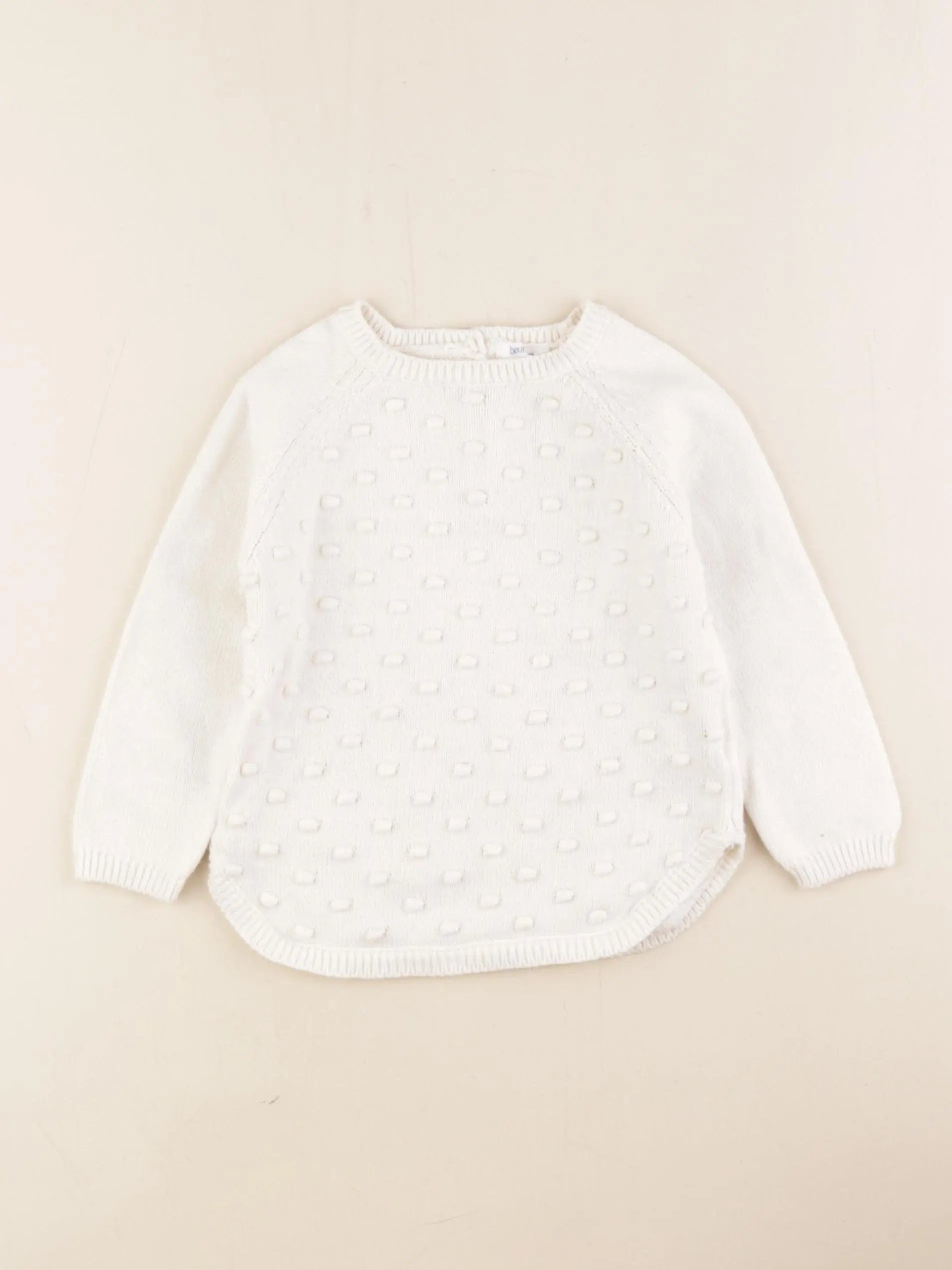 Boutchou - pull beige - 24 mois