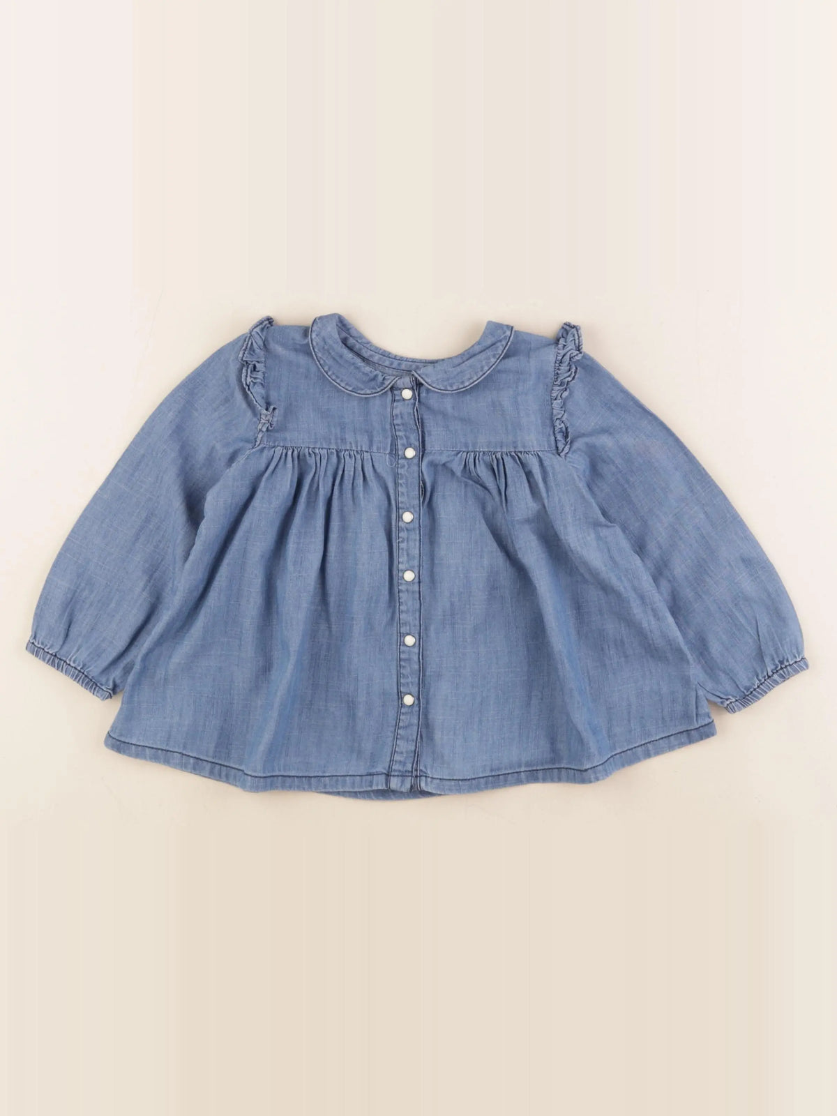 Boutchou - blouse bleu - 24 mois