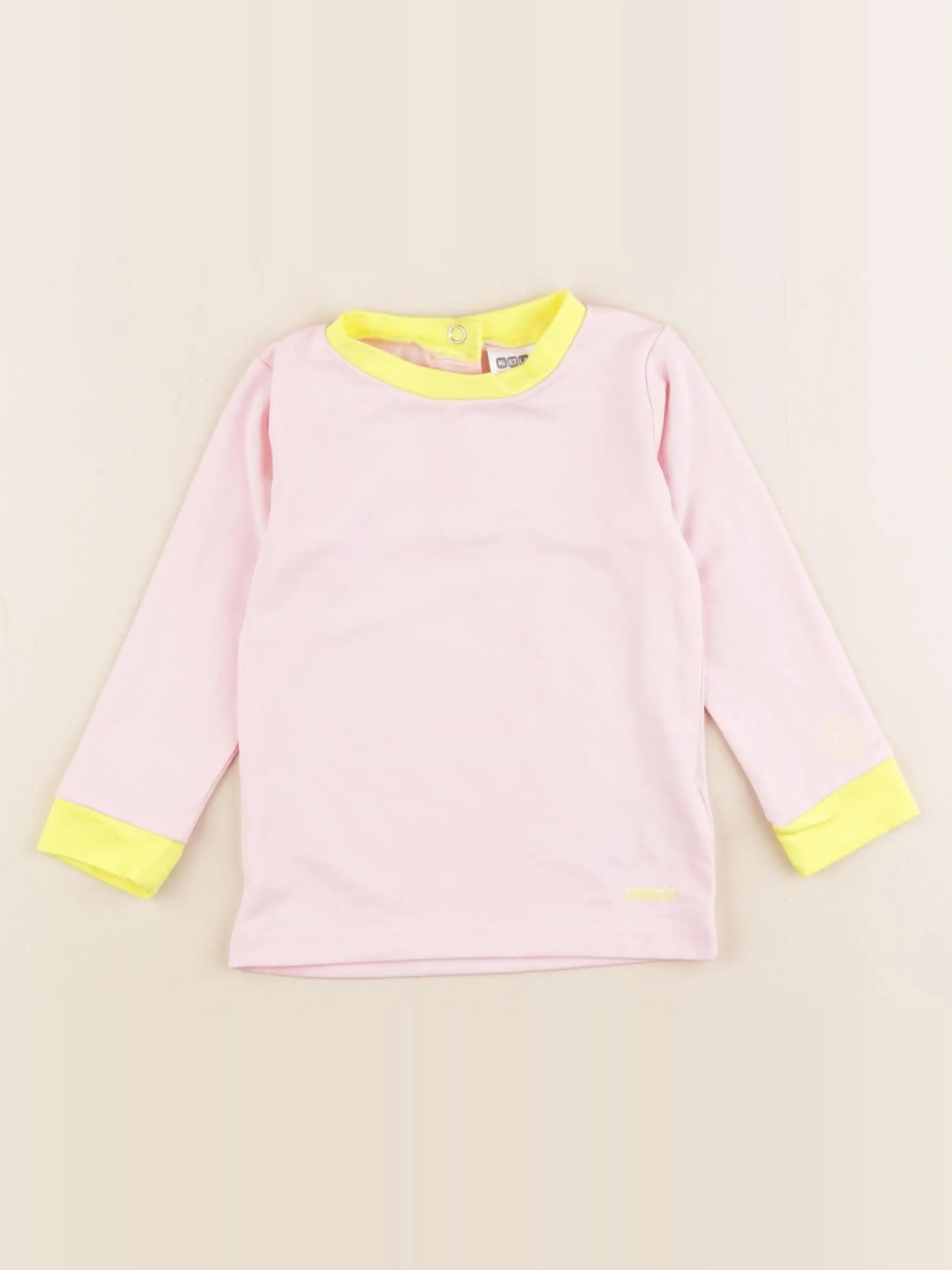 kietla - tee-shirt de bain rose - 18 mois