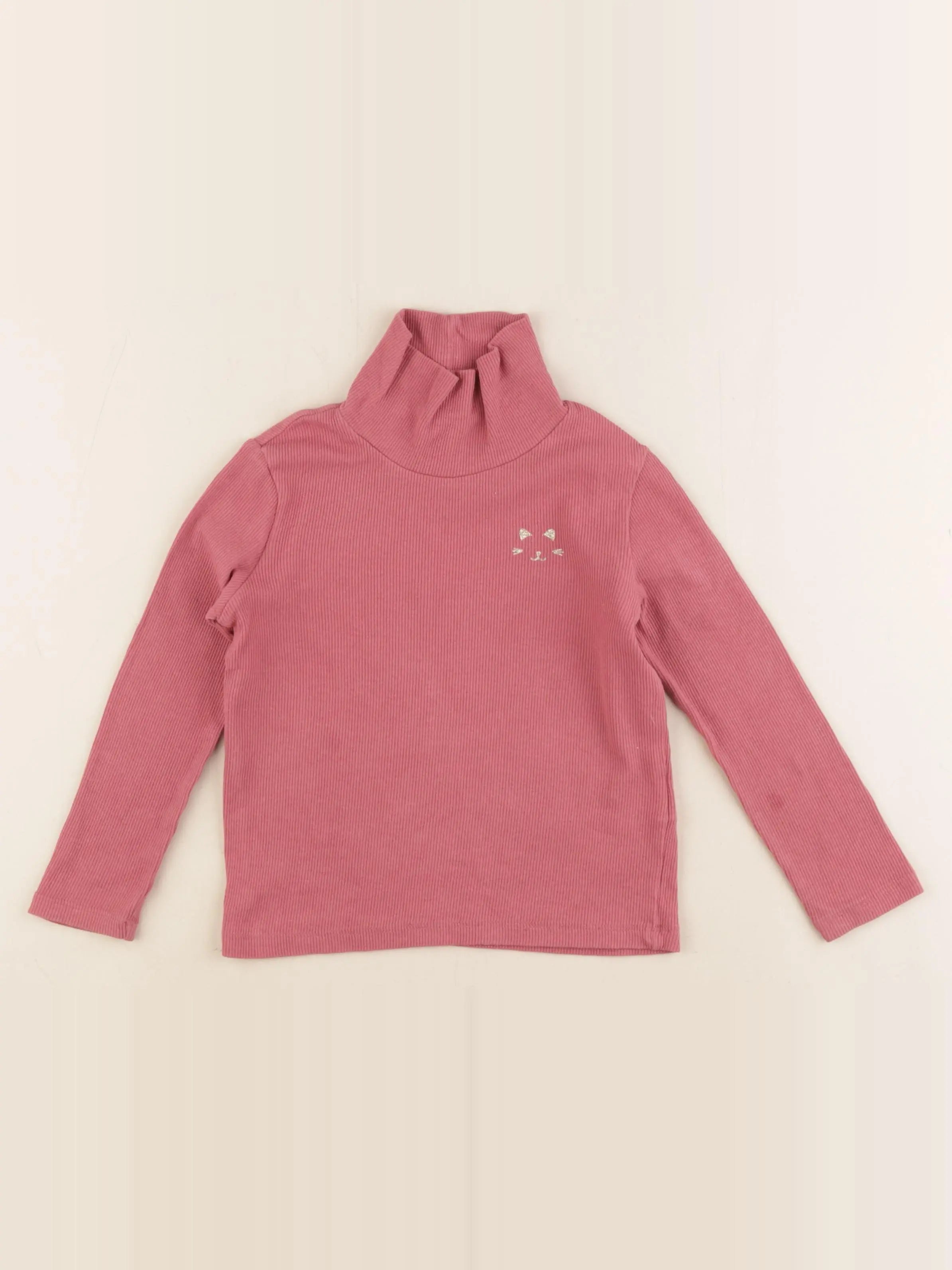 Vertbaudet - tee-shirt rose - 4 ans