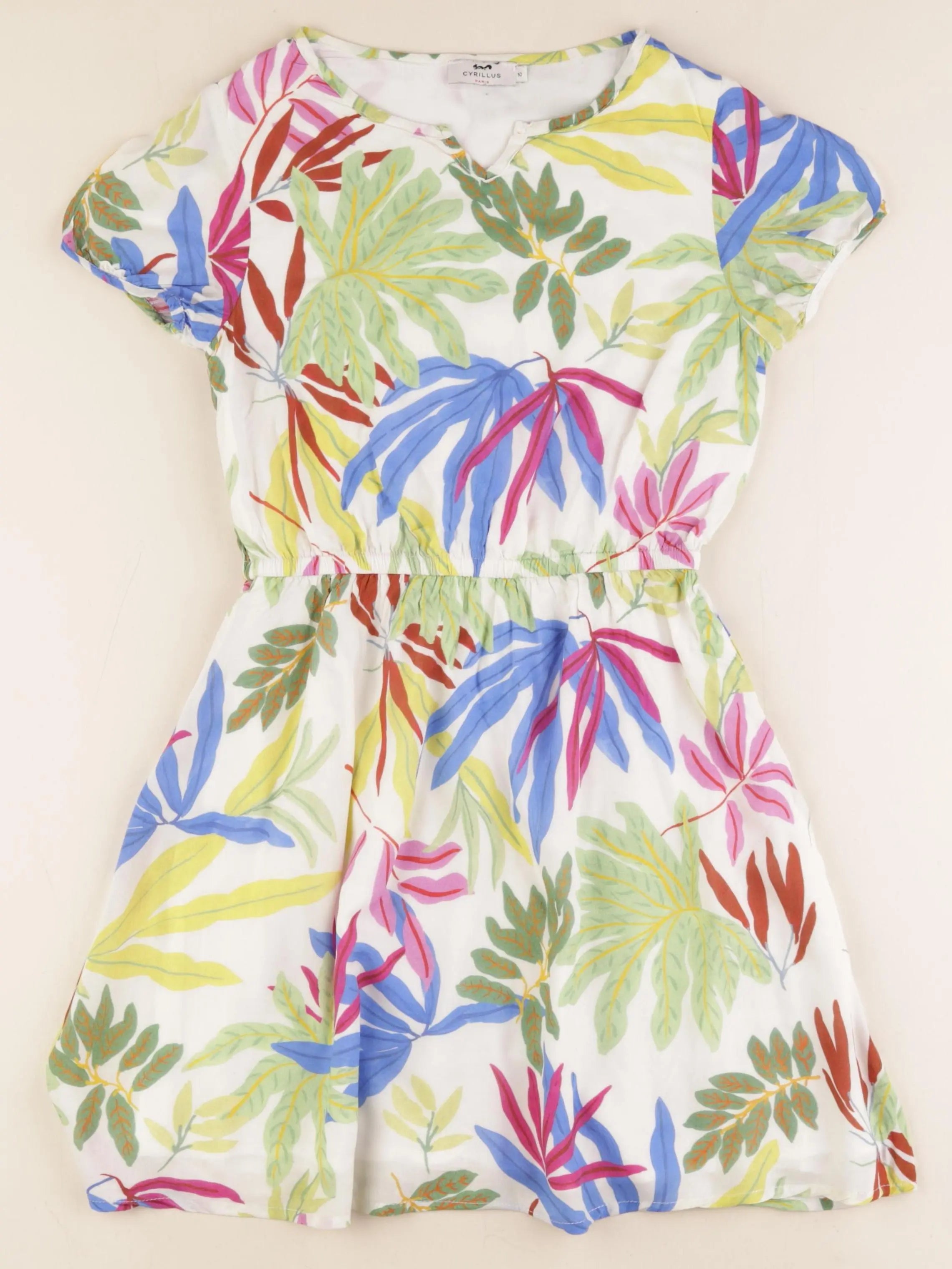 Cyrillus - robe multicolore - 10 ans