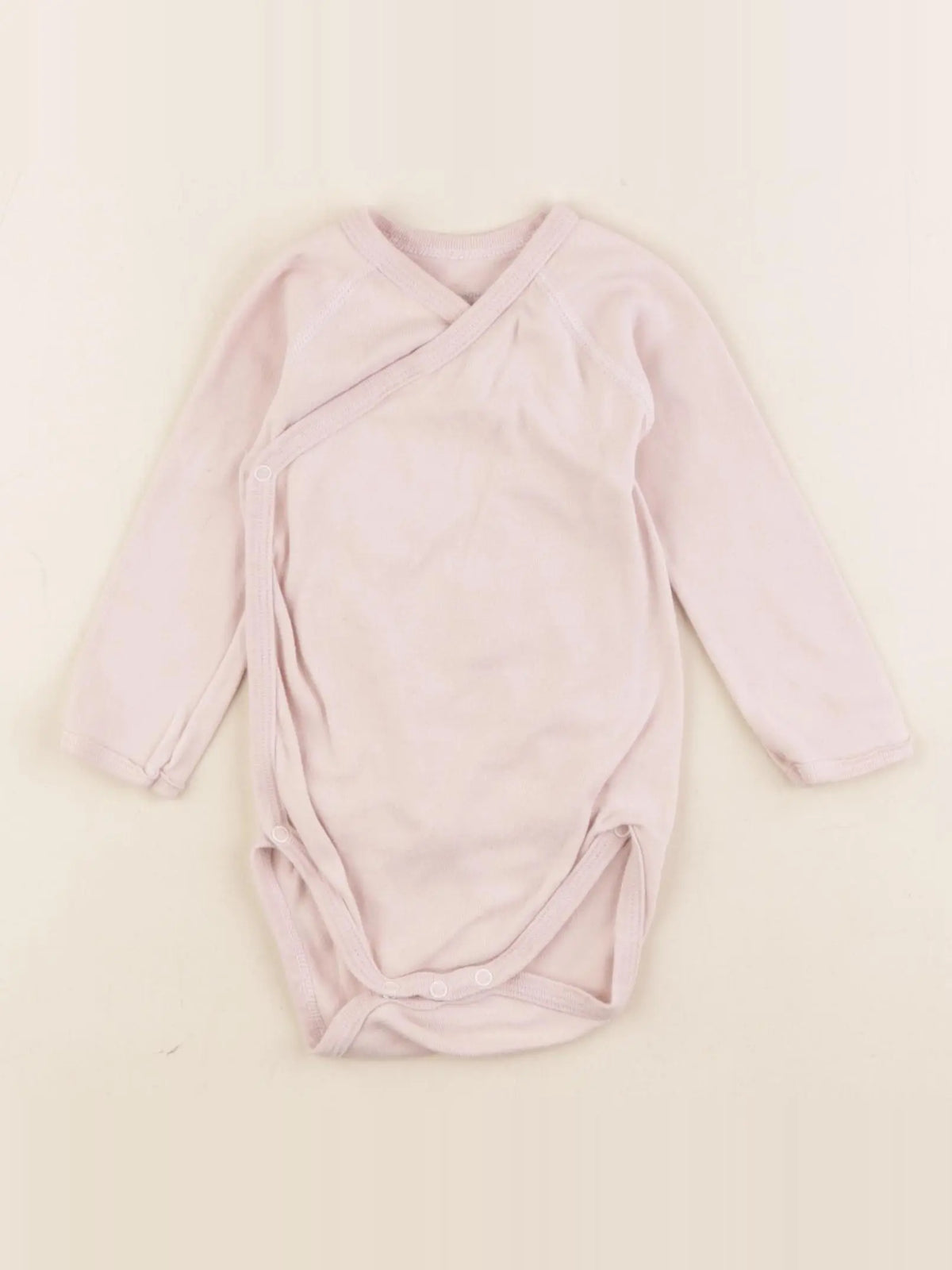 Petit Bateau - body rose - 12 mois