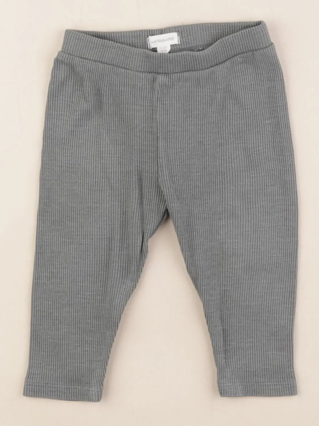 Vertbaudet - legging vert - 9 mois