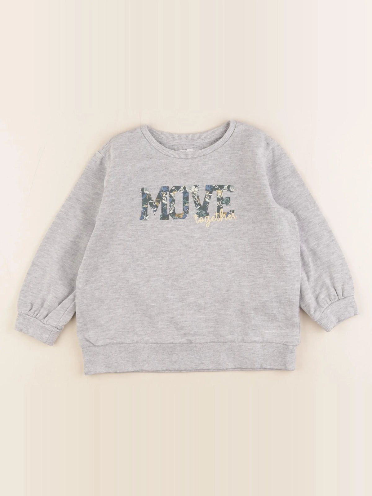 Vertbaudet - sweat gris - 4 ans
