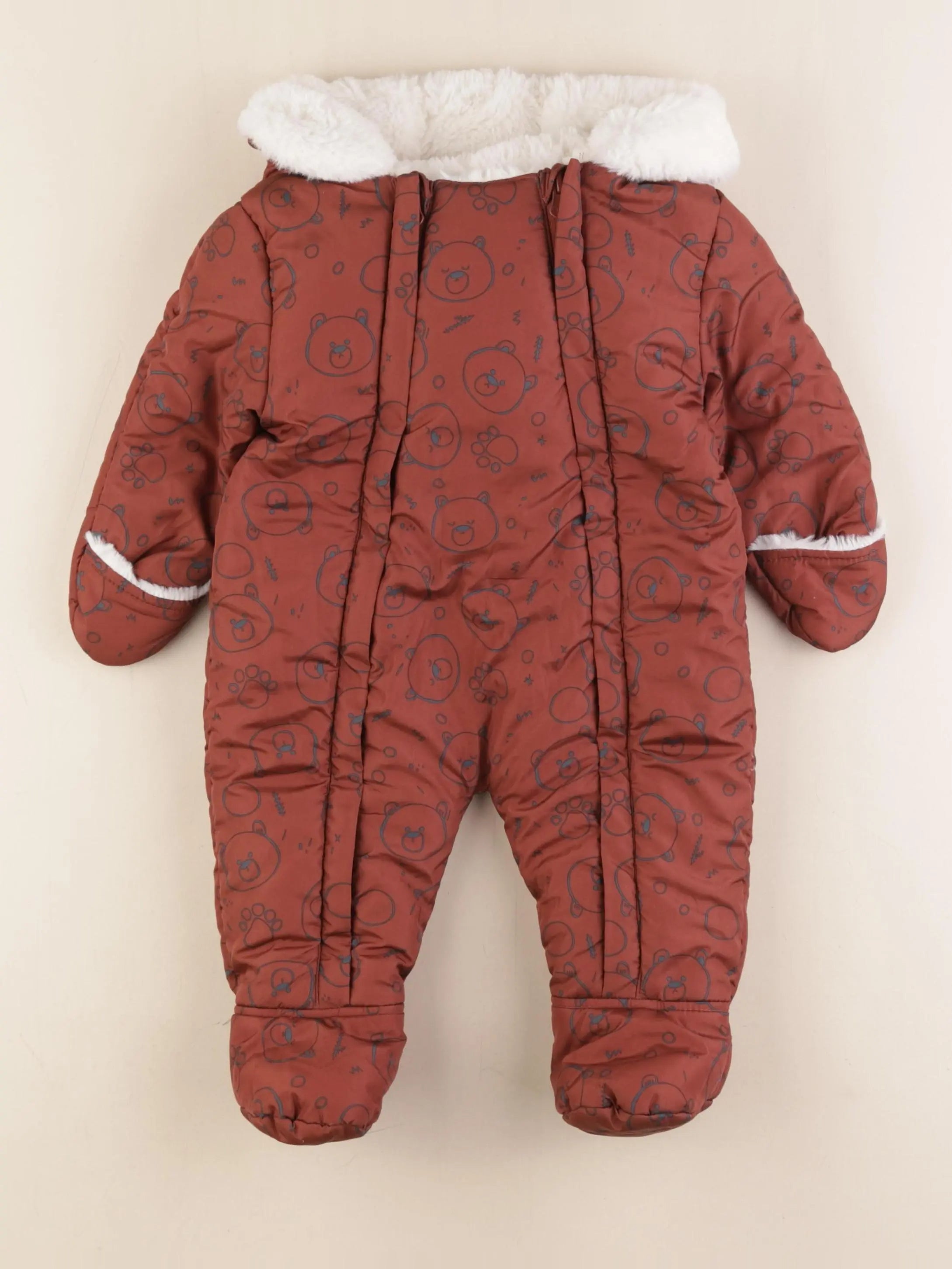 Vertbaudet - combi-pilote marron - 6 mois