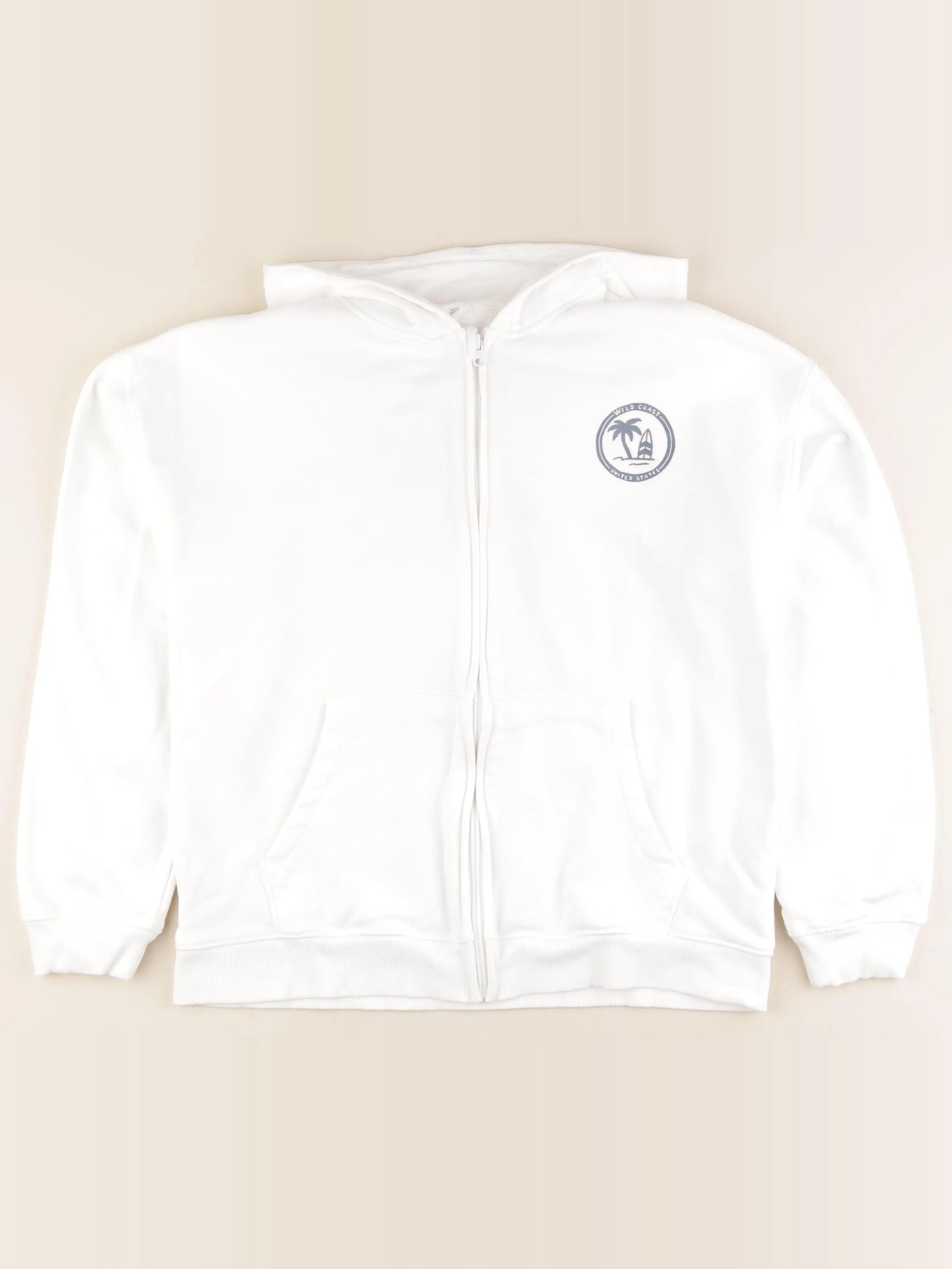 Mango - sweat imprimé au dos blanc - 13/14 ans