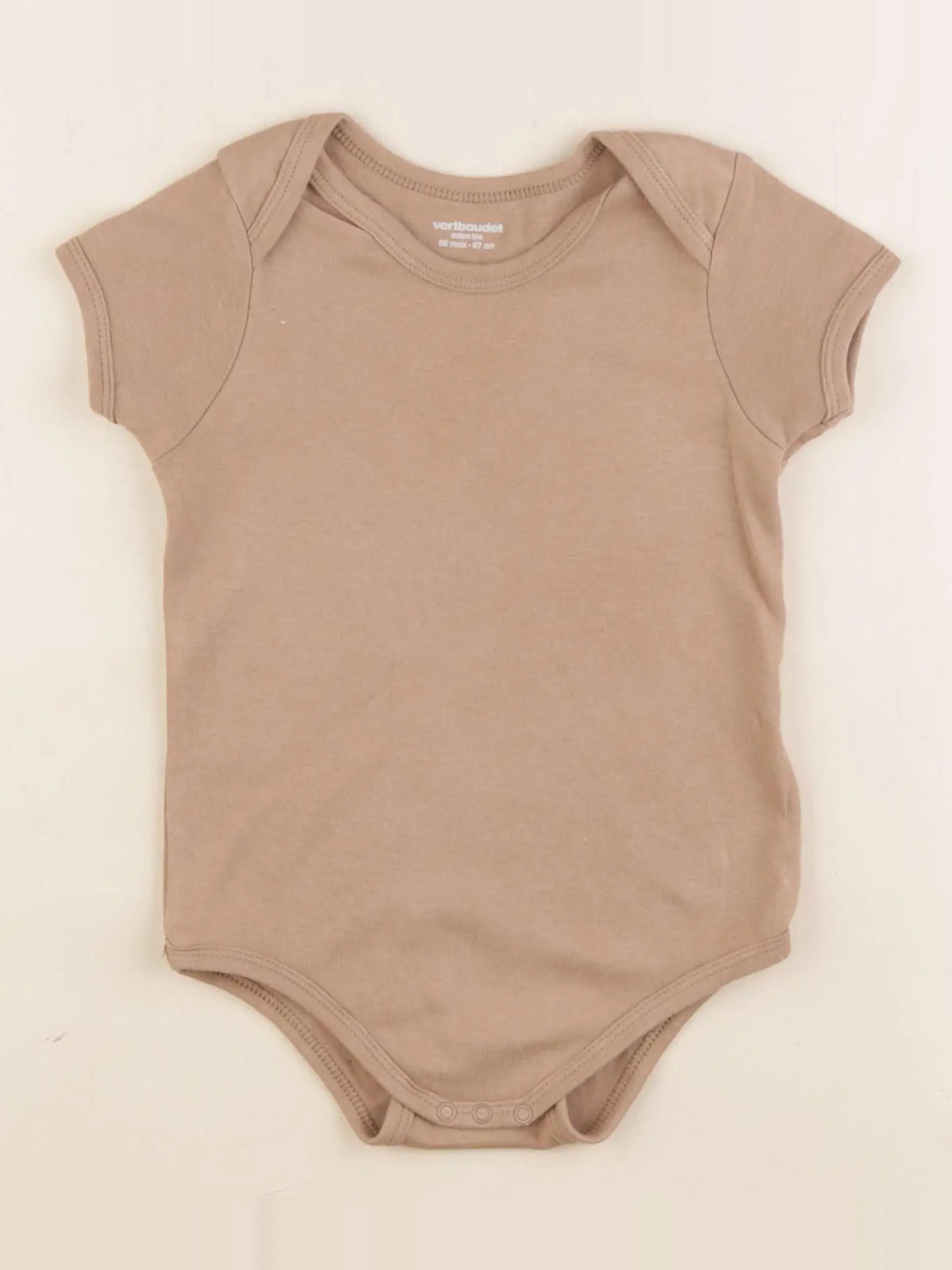 Vertbaudet - body marron - 36 mois