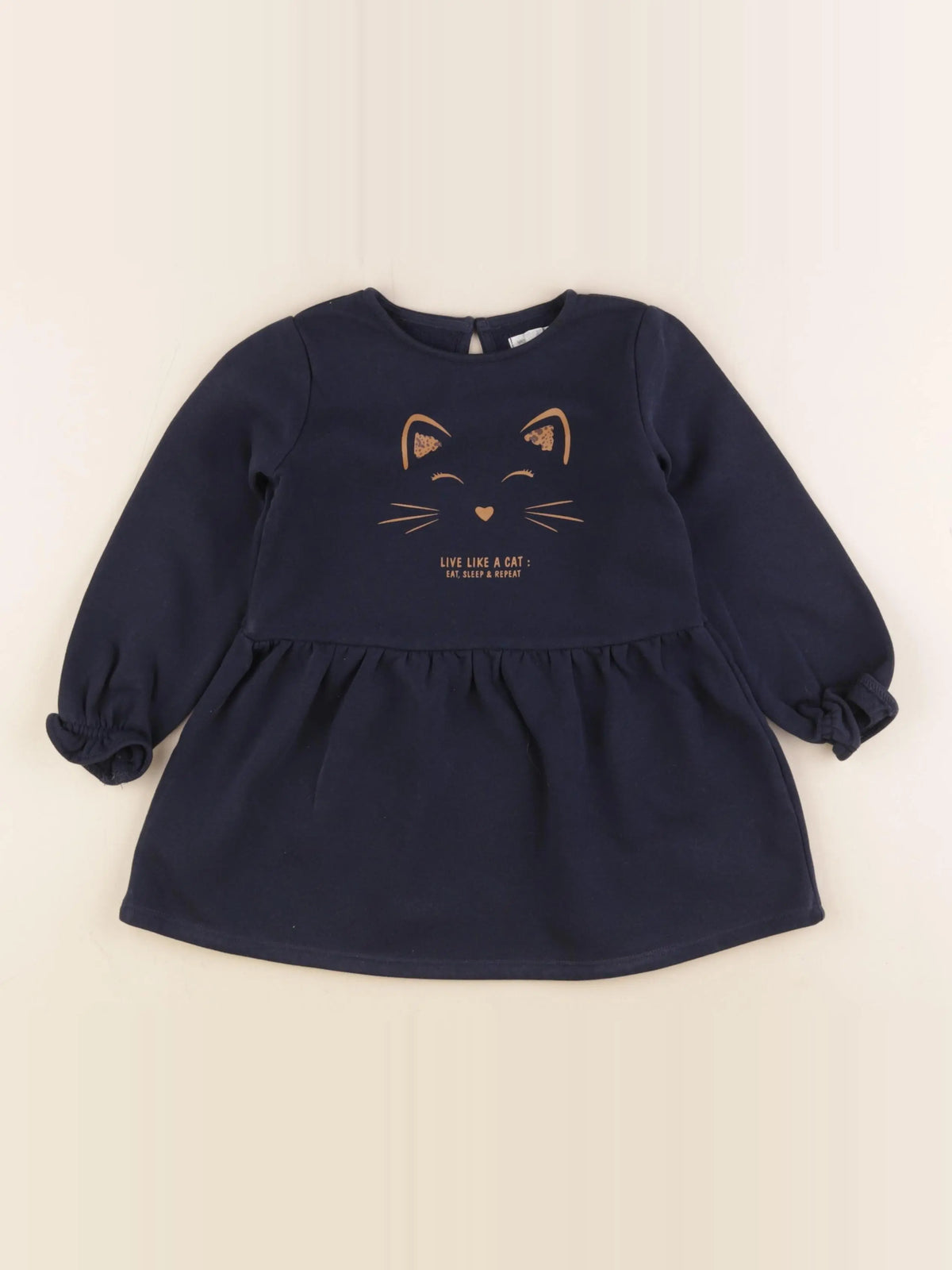 Vertbaudet - robe bleu - 3 ans