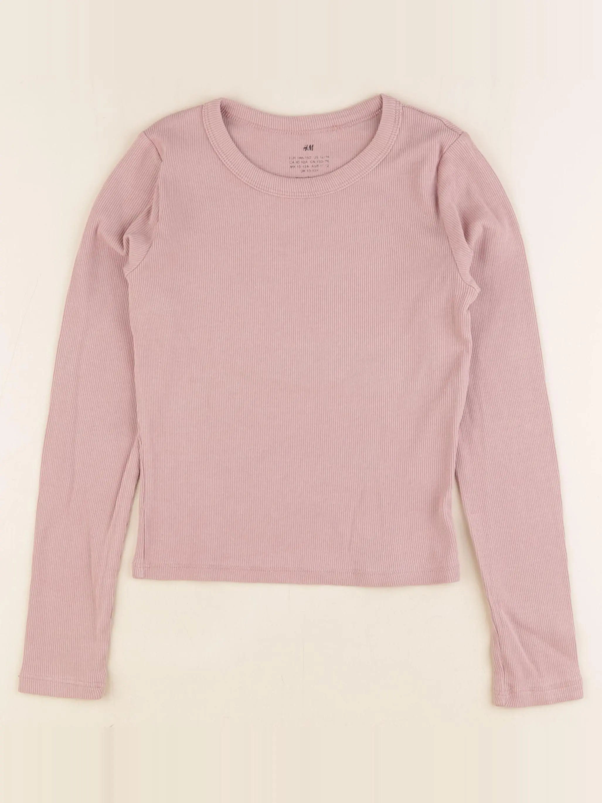 H&M - tee-shirt rose - 10/12 ans
