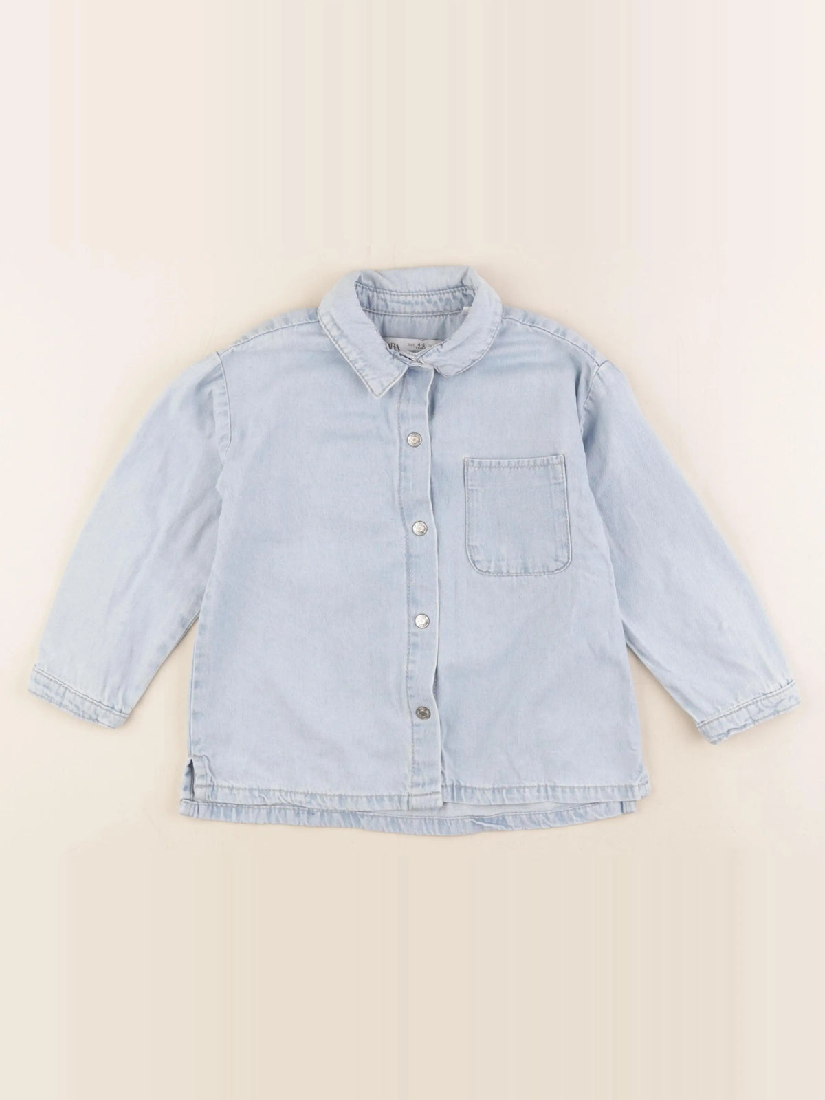 Zara - chemise bleu - 4/5 ans