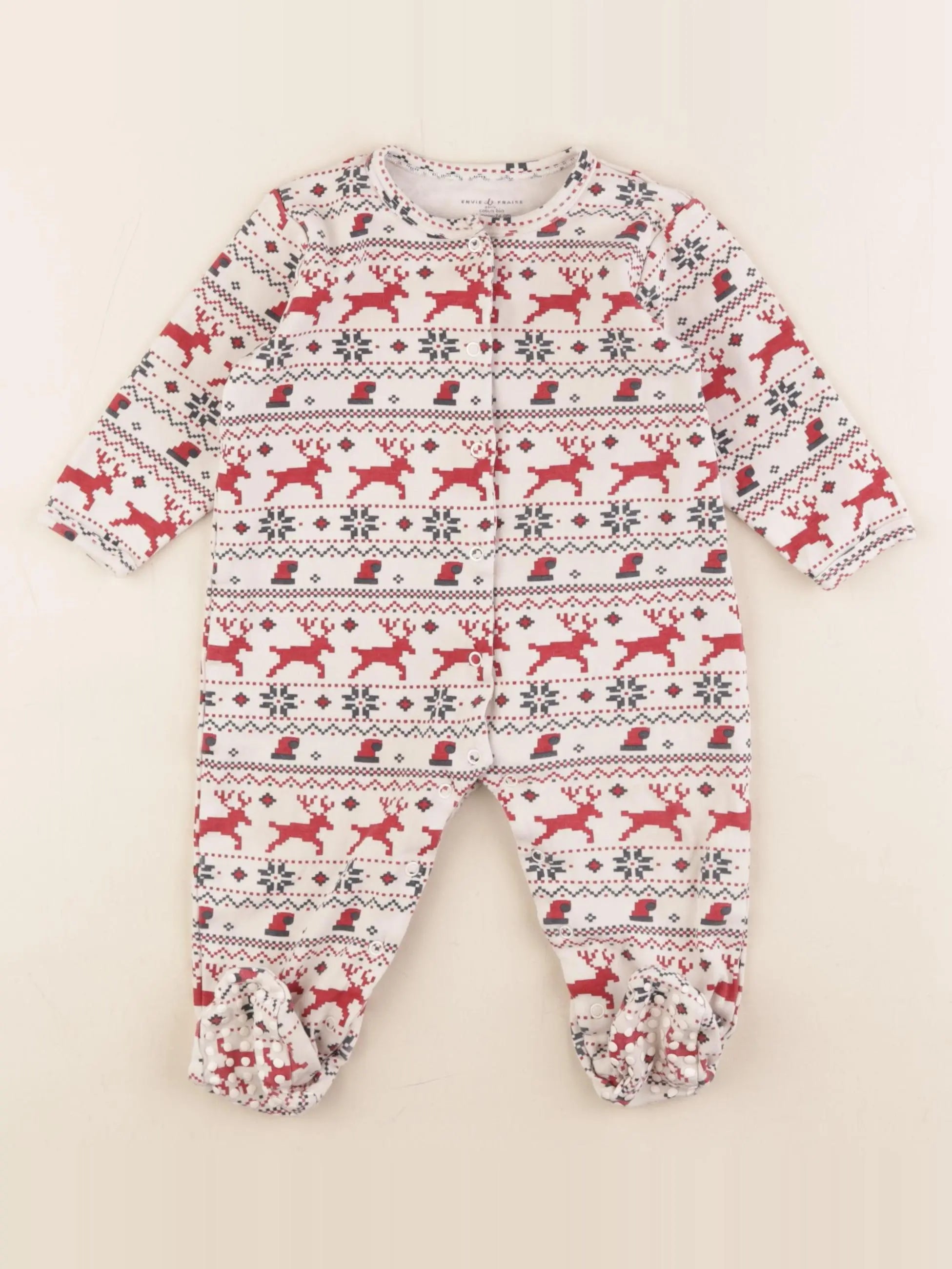 Envie de Fraise - pyjama coton multicolore - 12 mois