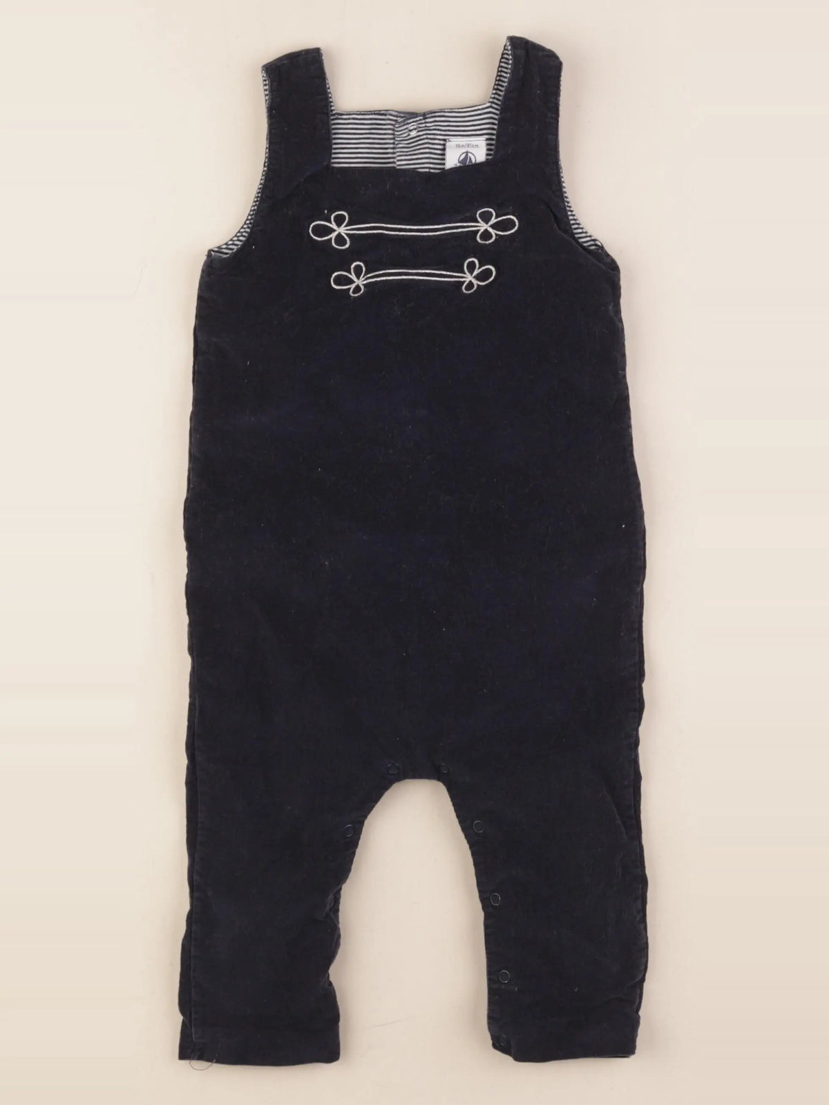 Petit Bateau - combinaison bleu - 18 mois