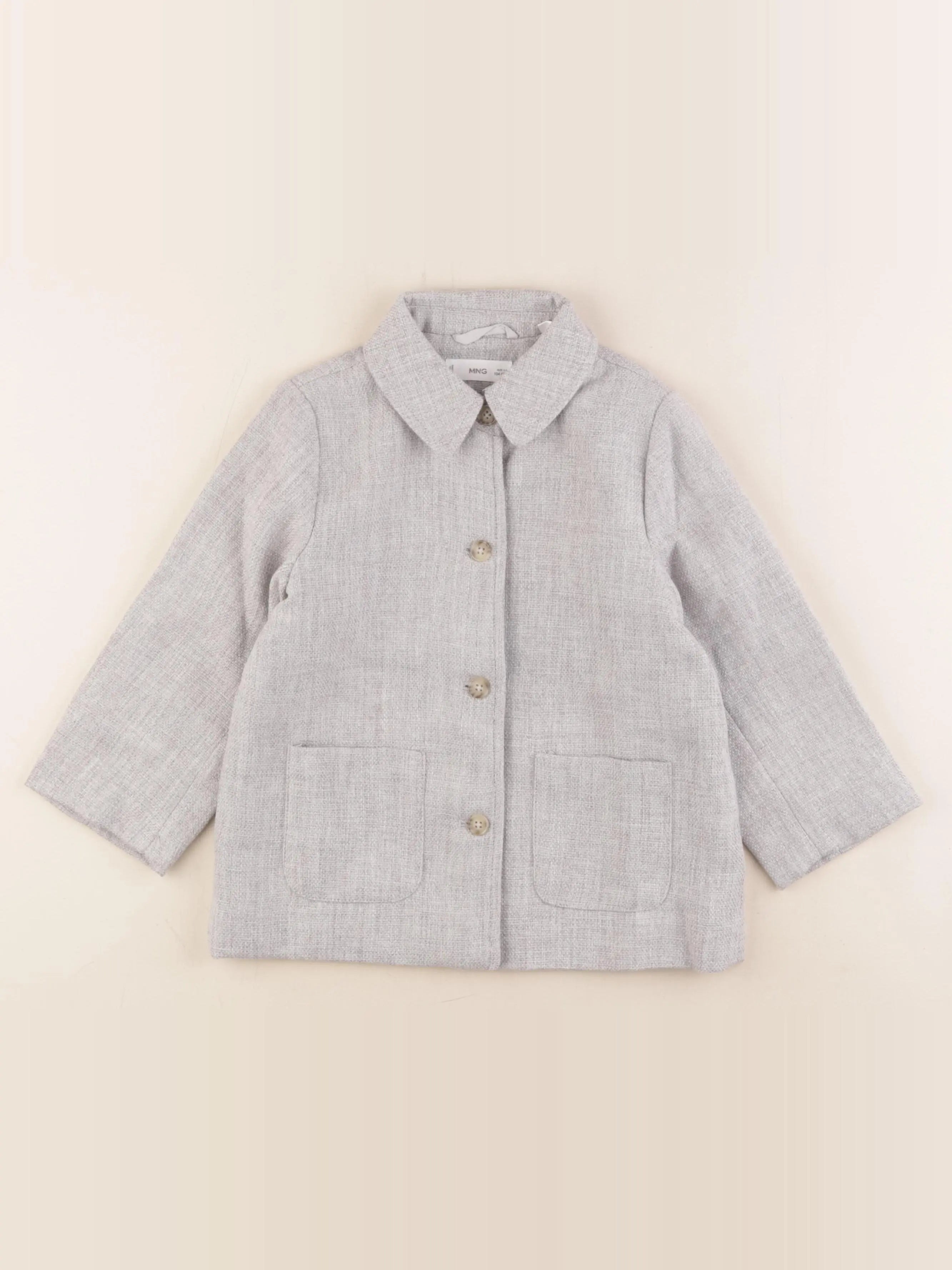 Mango - veste gris - 3/4 ans