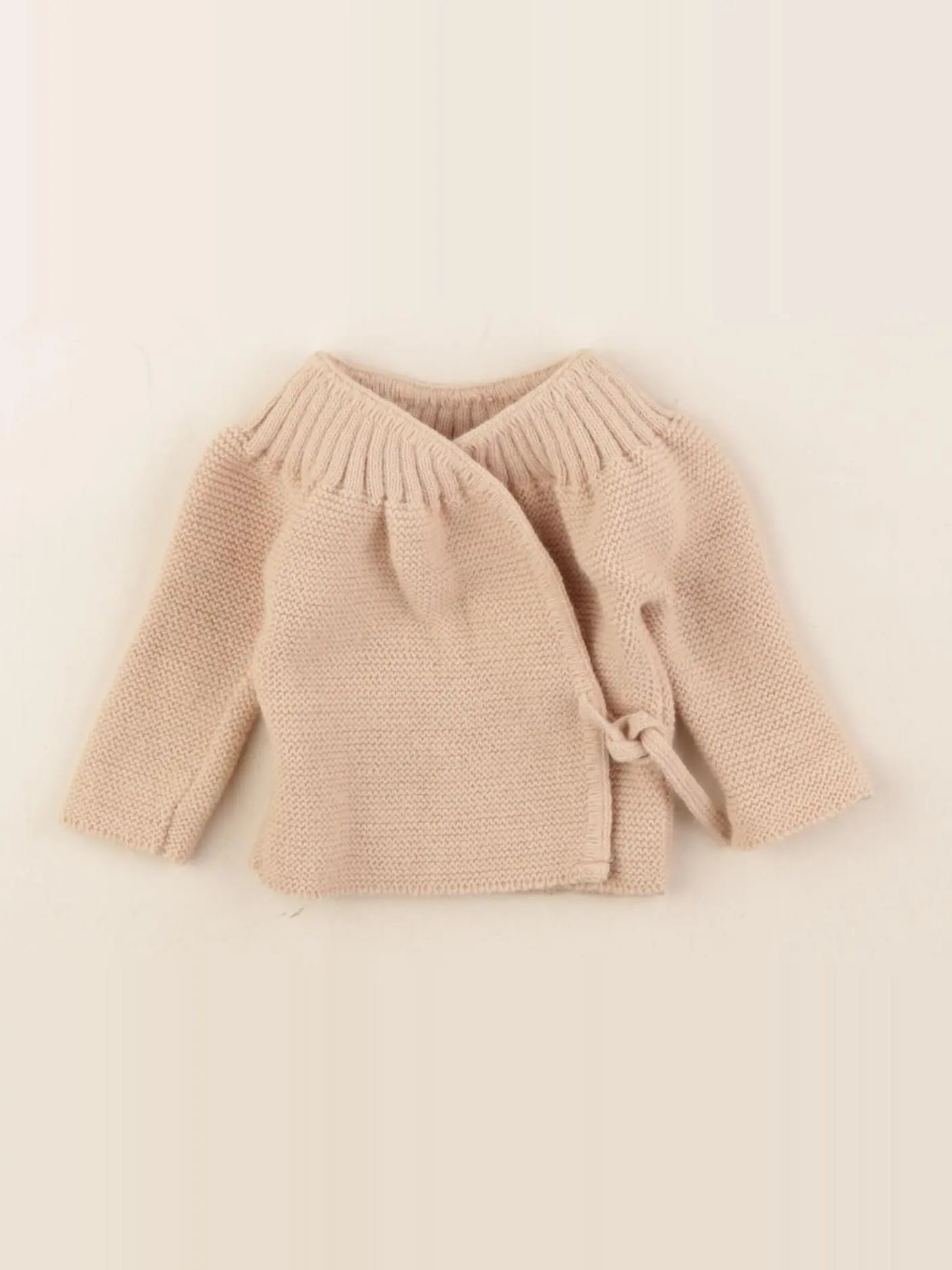 La manufacture de layette - gilet marron - 0/1 mois