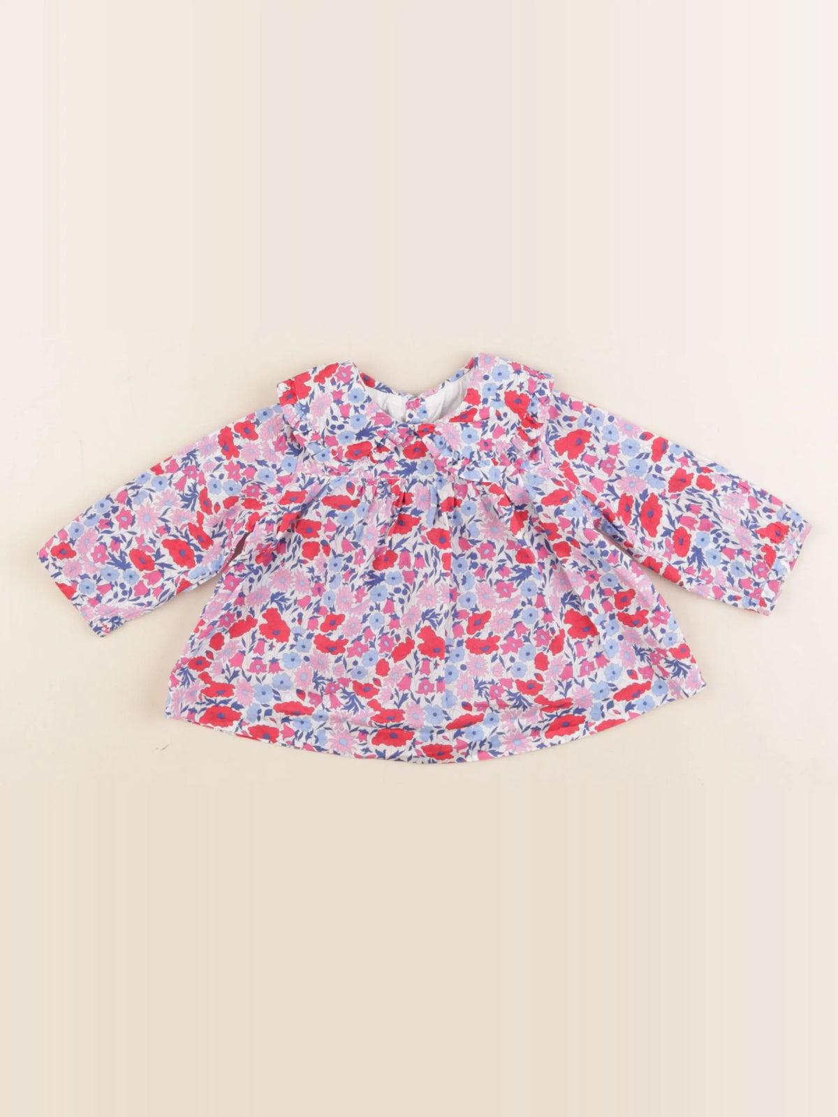 Jacadi - blouse liberty multicolore - 6 mois