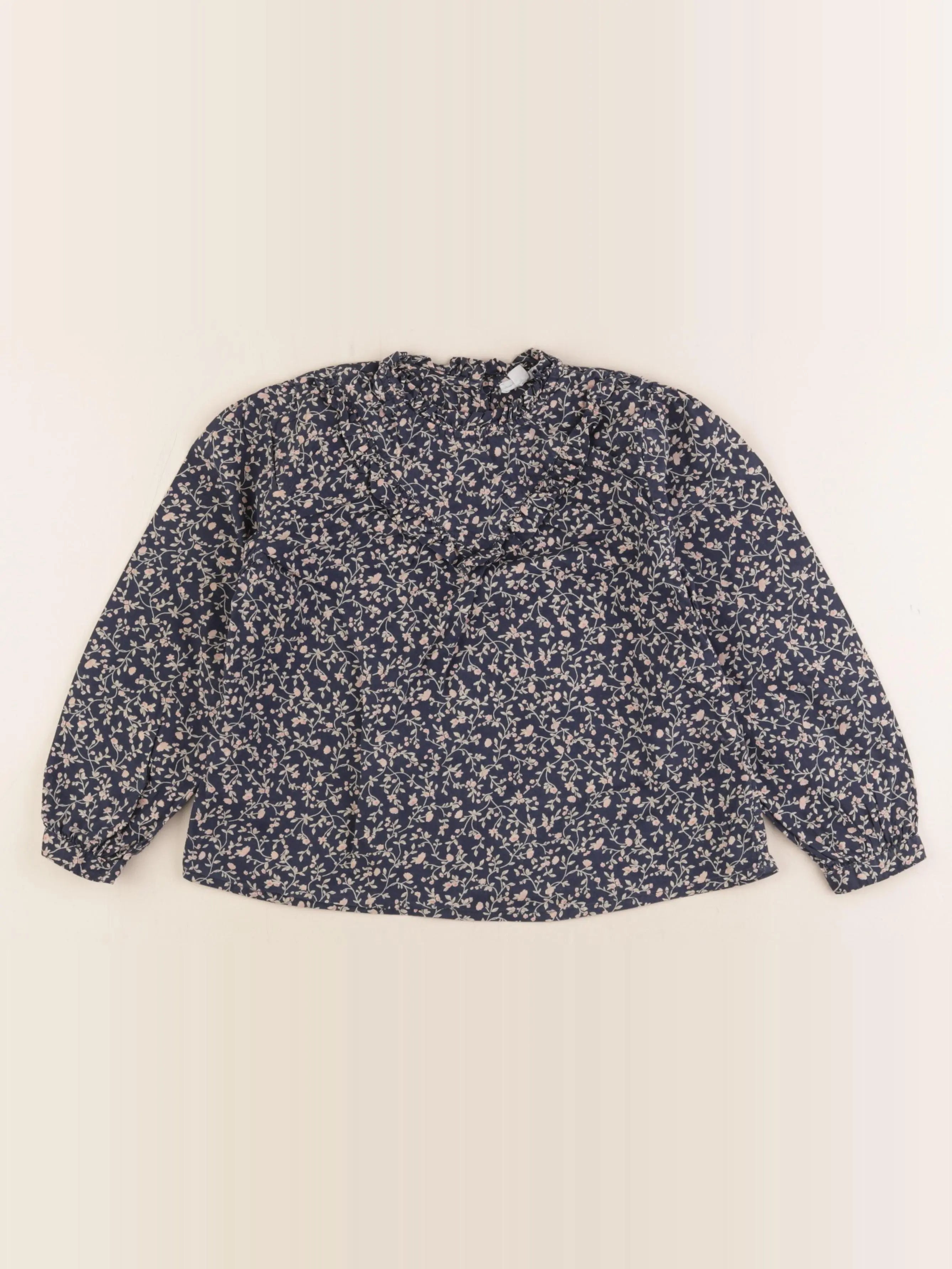 Vertbaudet - blouse bleu - 6 ans
