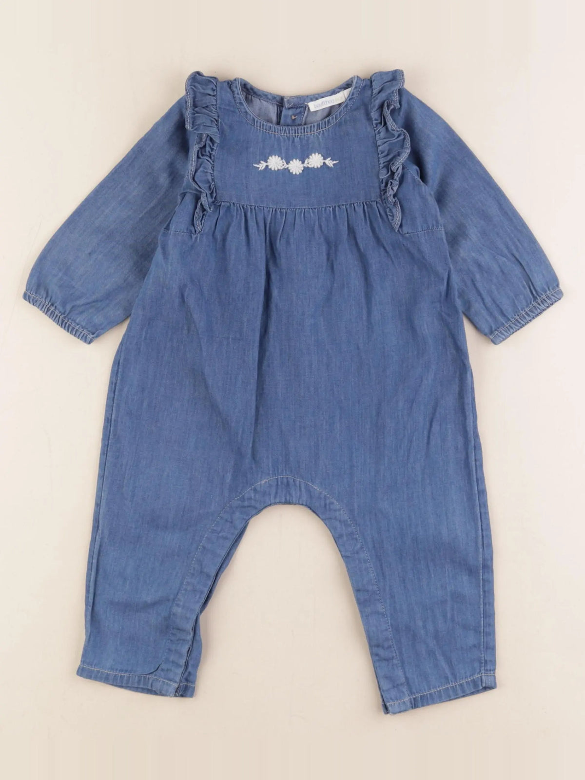 Boutchou - combinaison bleu - 6 mois
