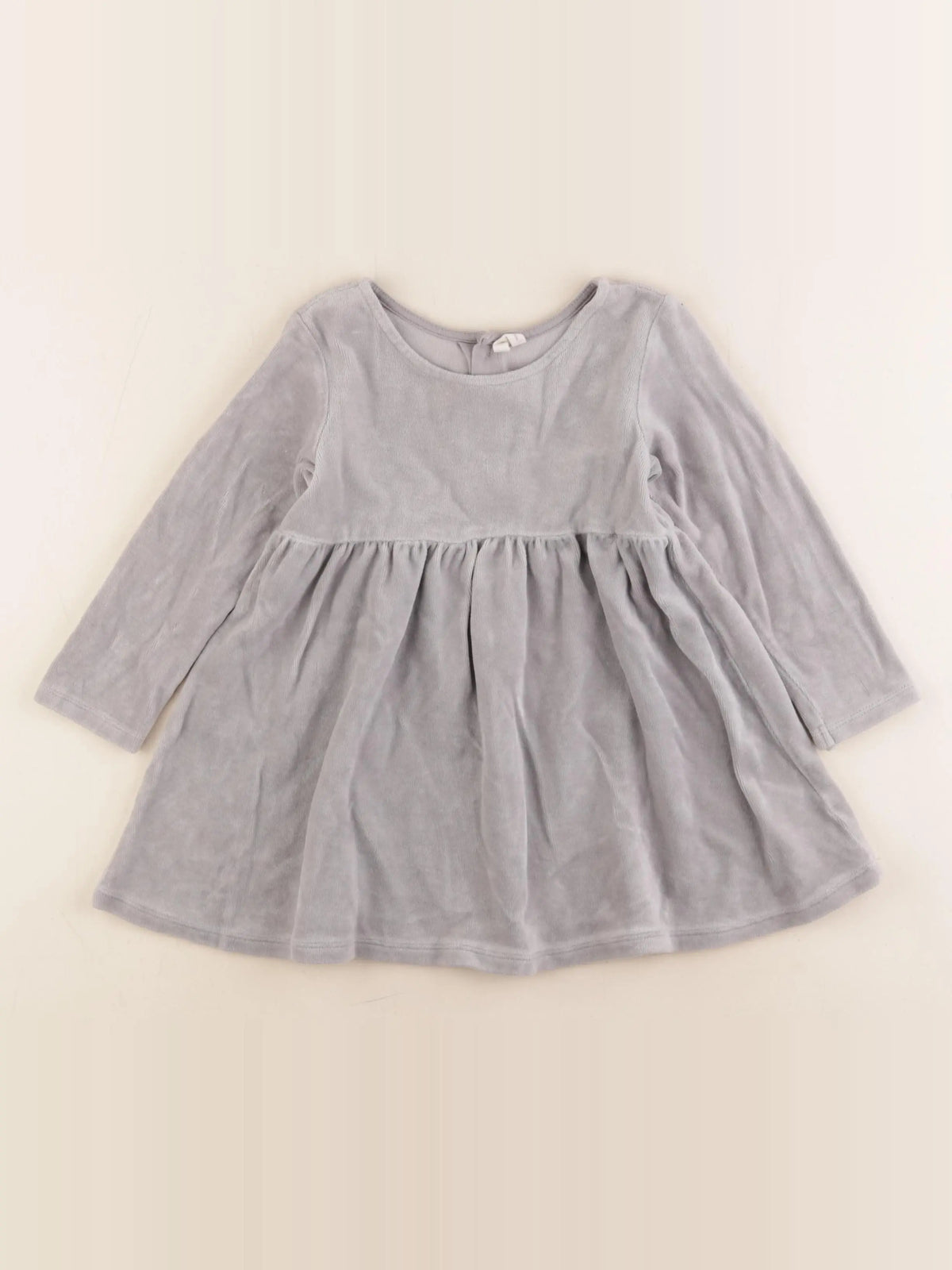 Quincy Mae - robe gris - 2/3 ans