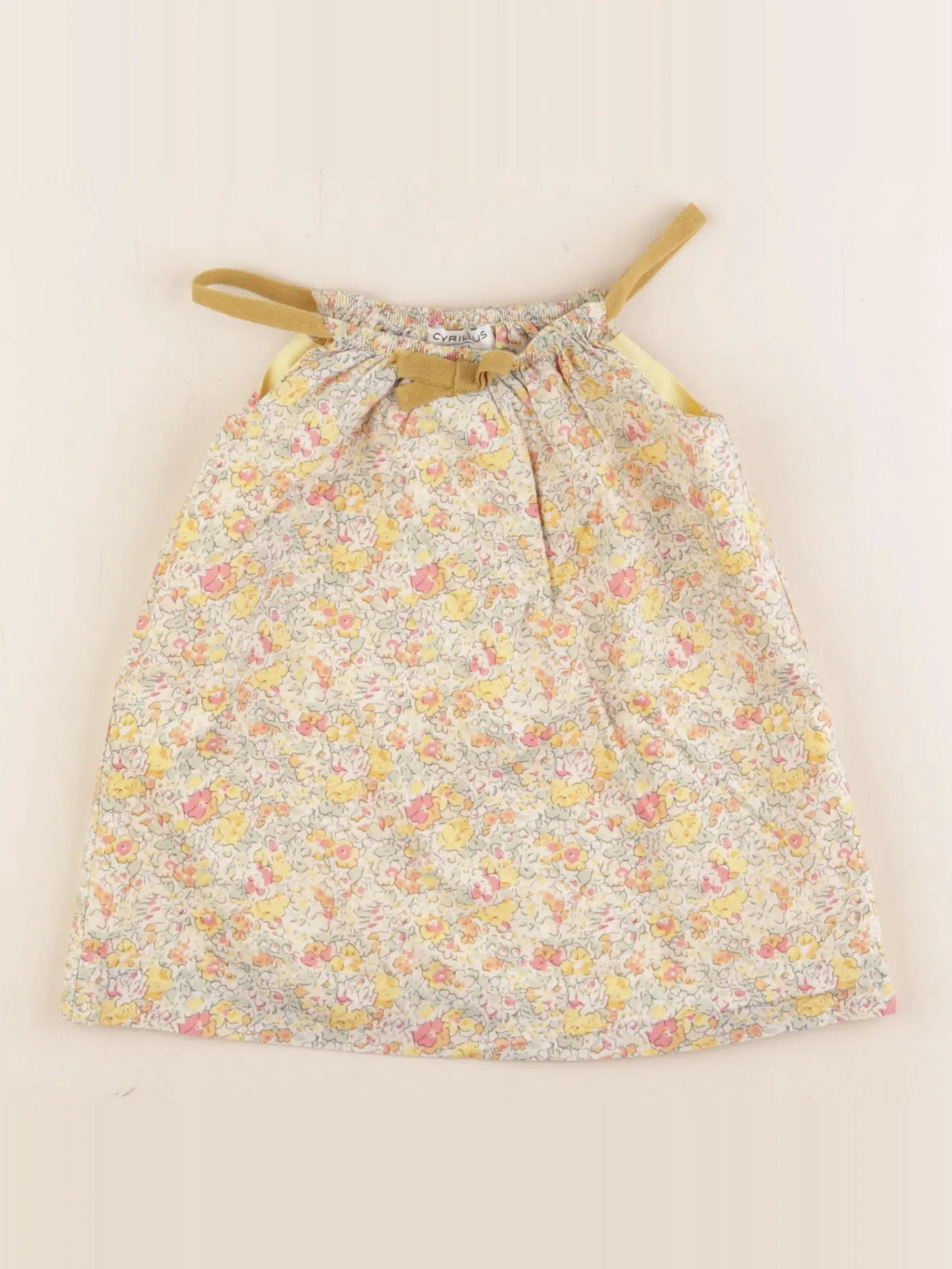Cyrillus - blouse jaune - 12 mois
