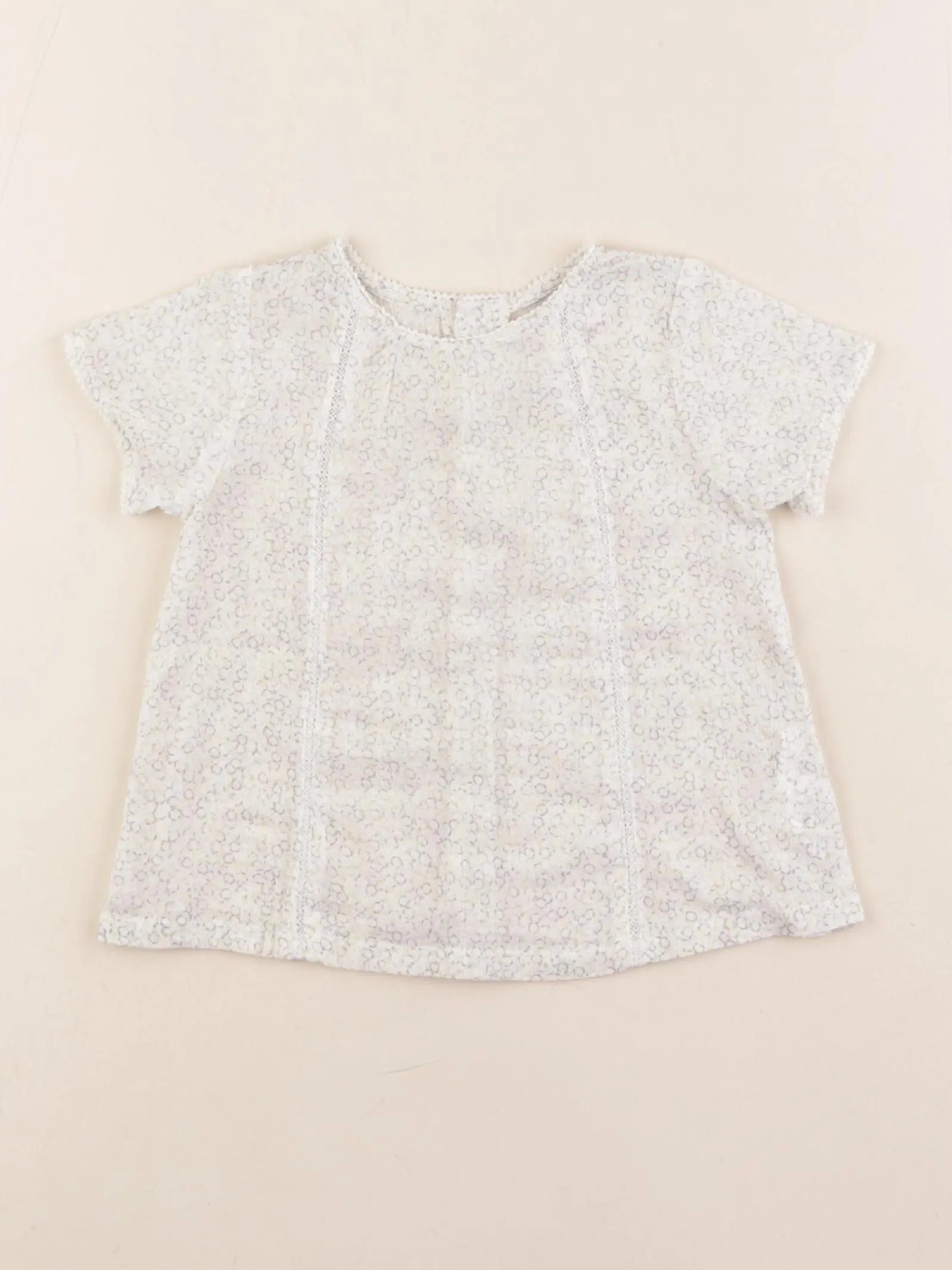 Boutchou - blouse gris - 9 mois