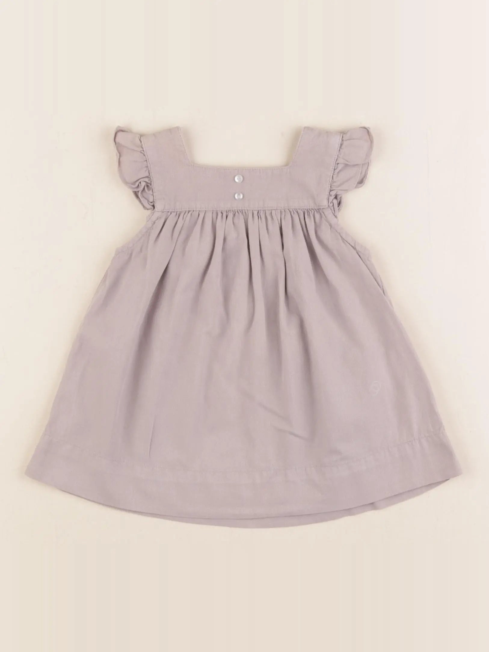 Monoprix - robe gris - 9 mois