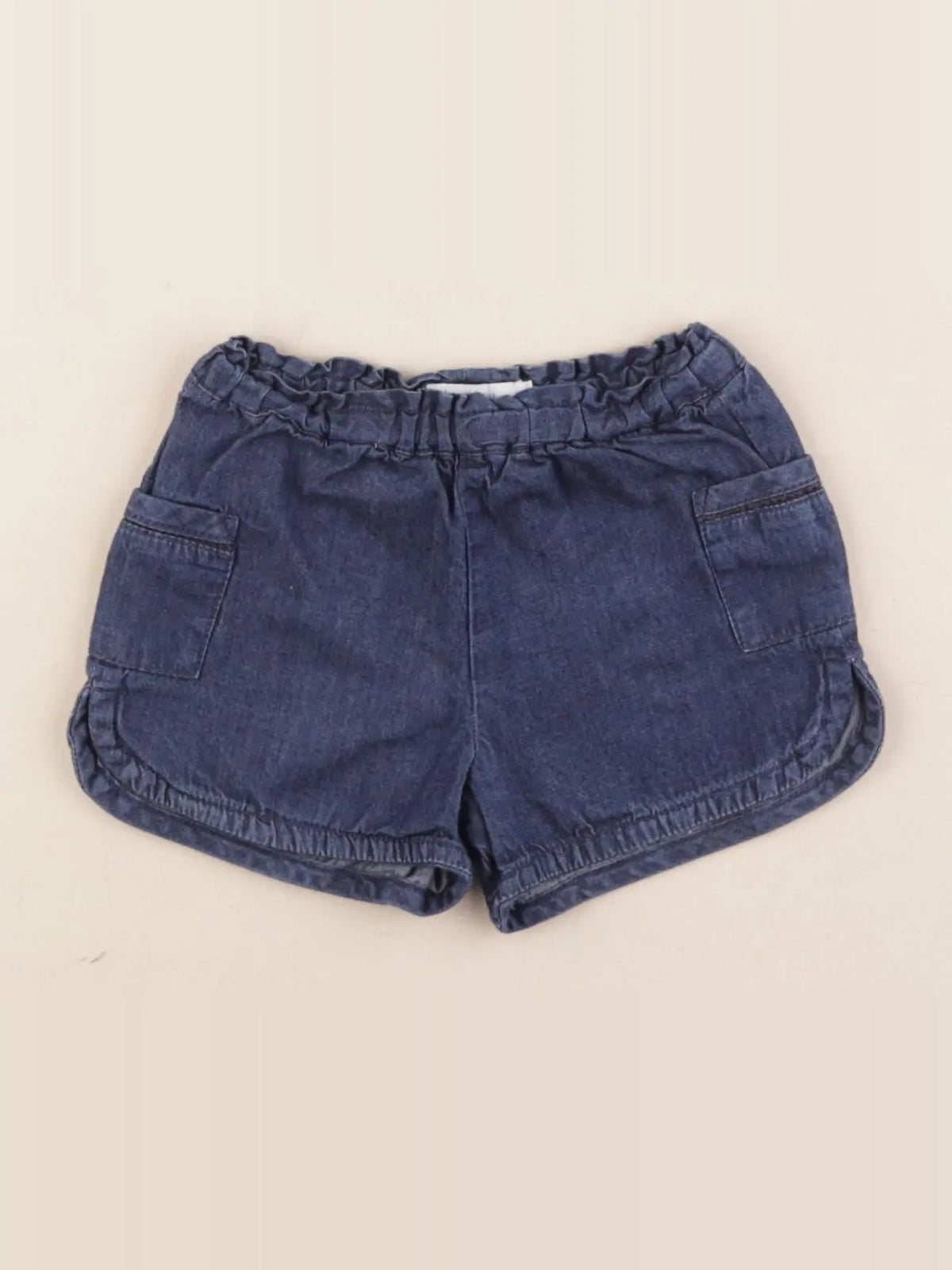 Boutchou - short bleu - 12 mois