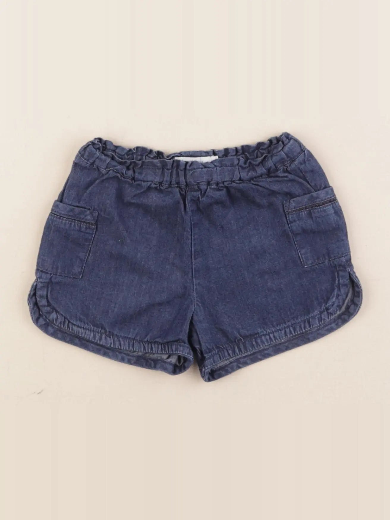 Boutchou - short bleu - 12 mois