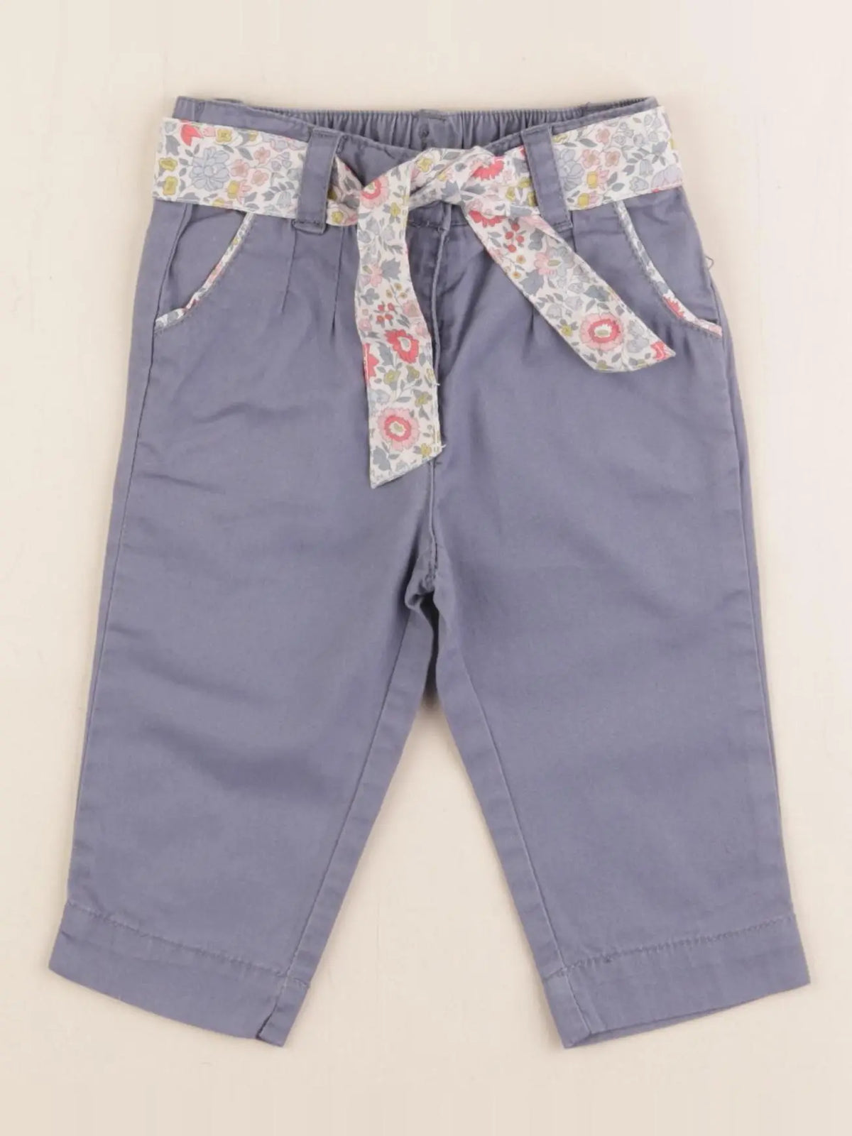 Cyrillus - pantalon bleu - 6 mois