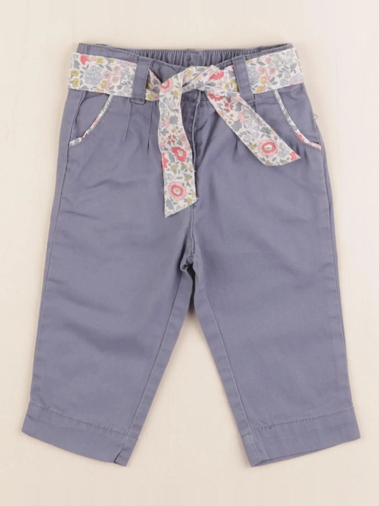 Cyrillus - pantalon bleu - 6 mois