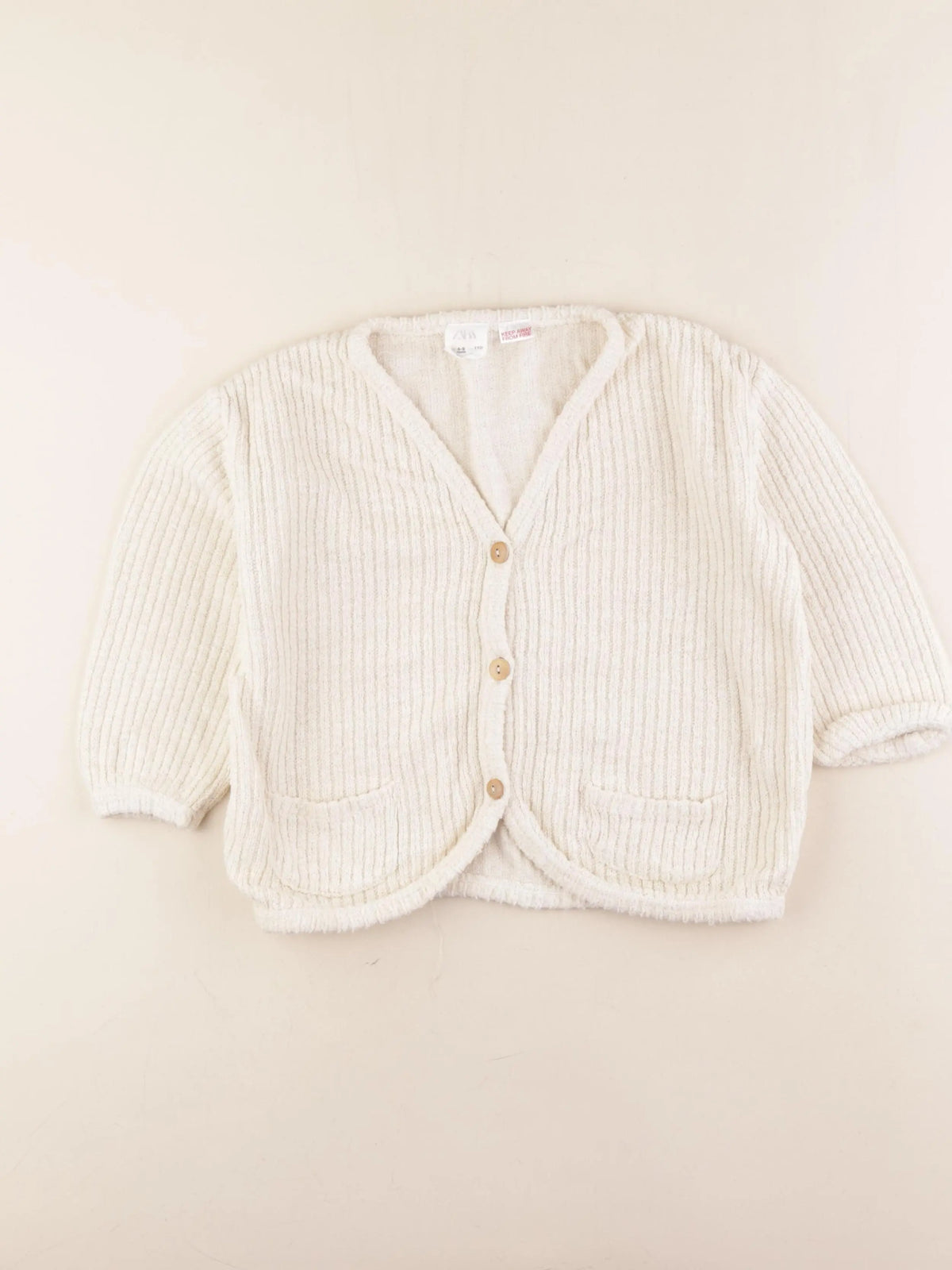 Zara - gilet beige - 4/5 ans