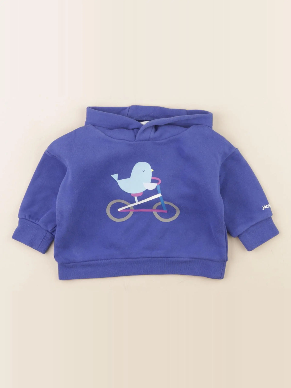 Jacadi - sweat bleu - 6 mois