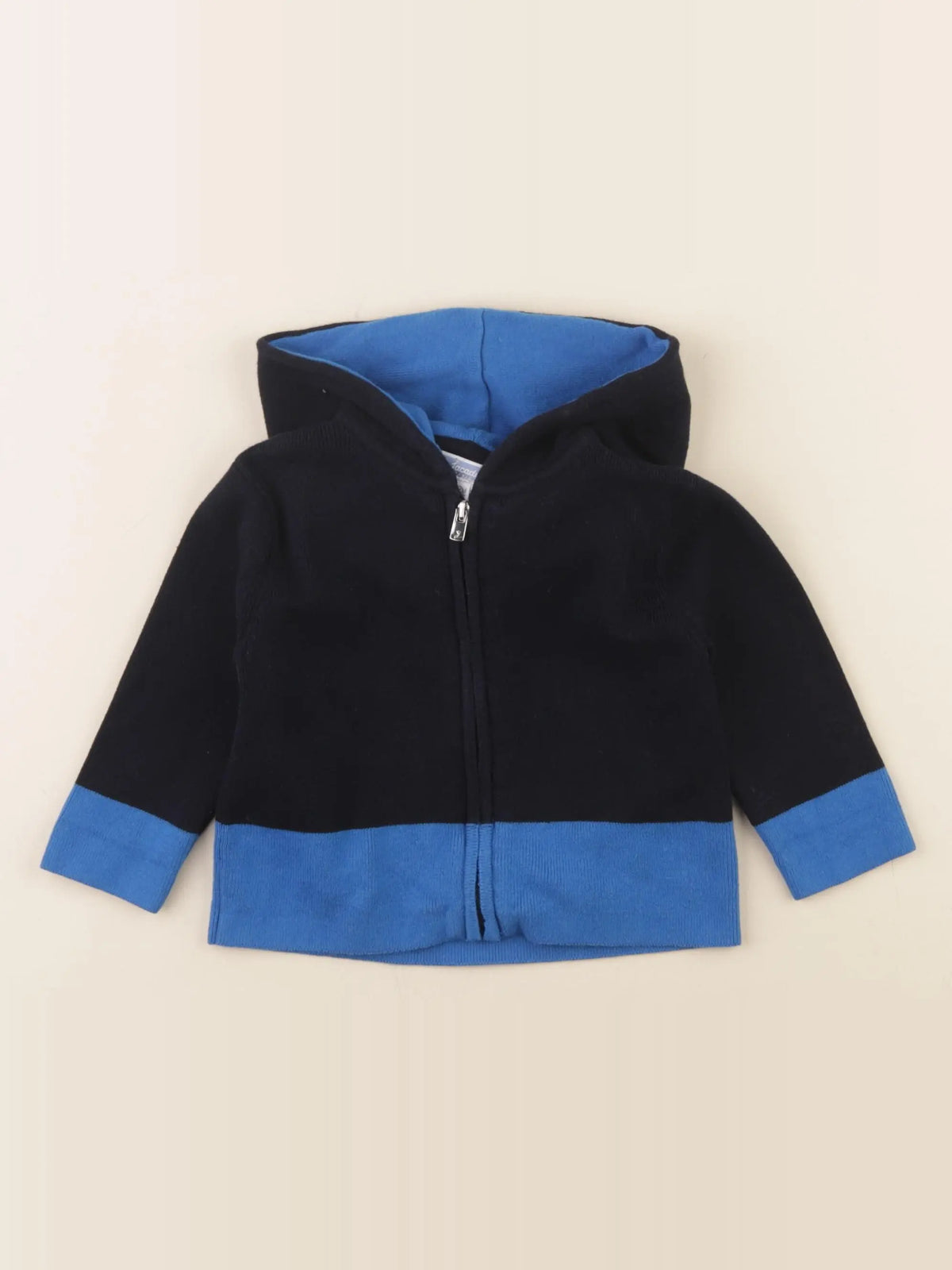 Jacadi - gilet bleu - 12 mois