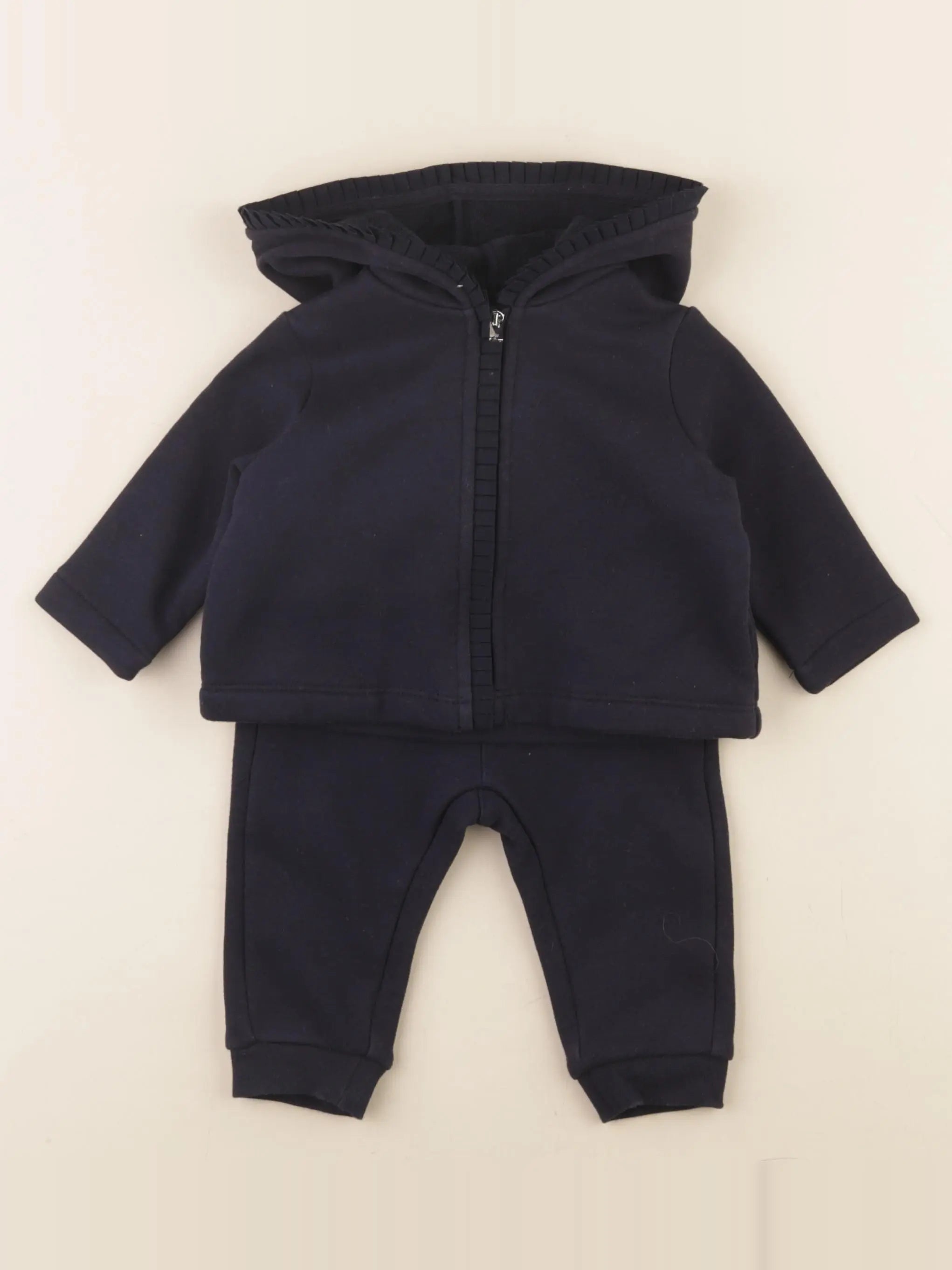 Jacadi - ensemble bleu - 6 mois