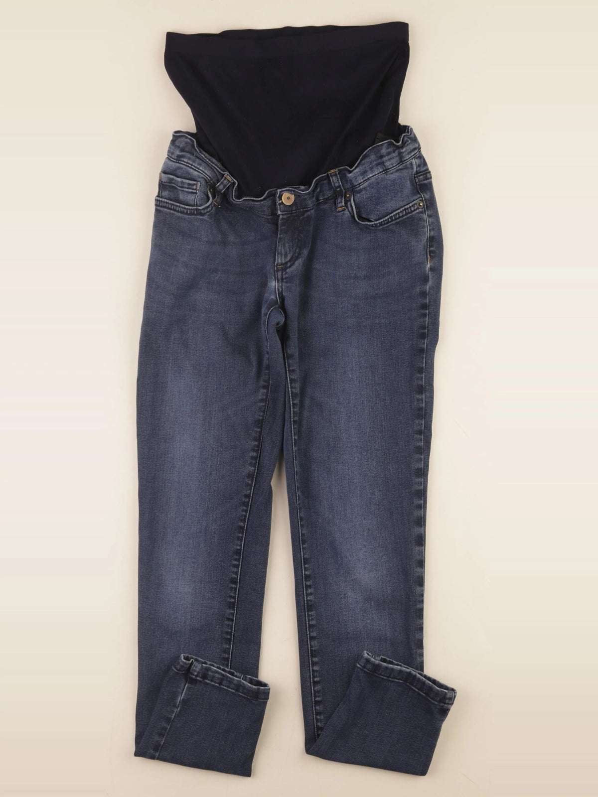 Envie de fraise - jean grossesse bleu - 36