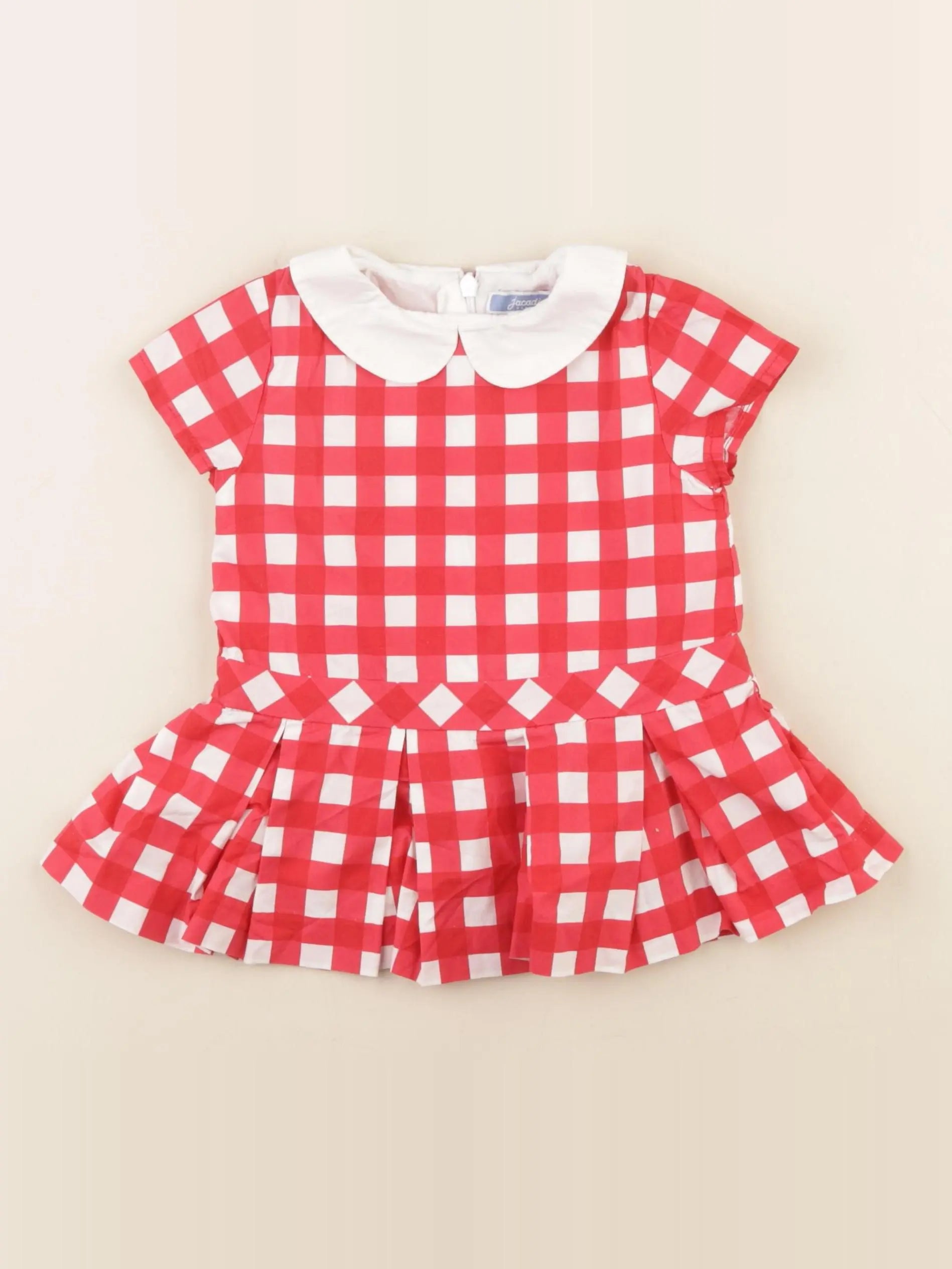 Jacadi - robe rouge - 12 mois