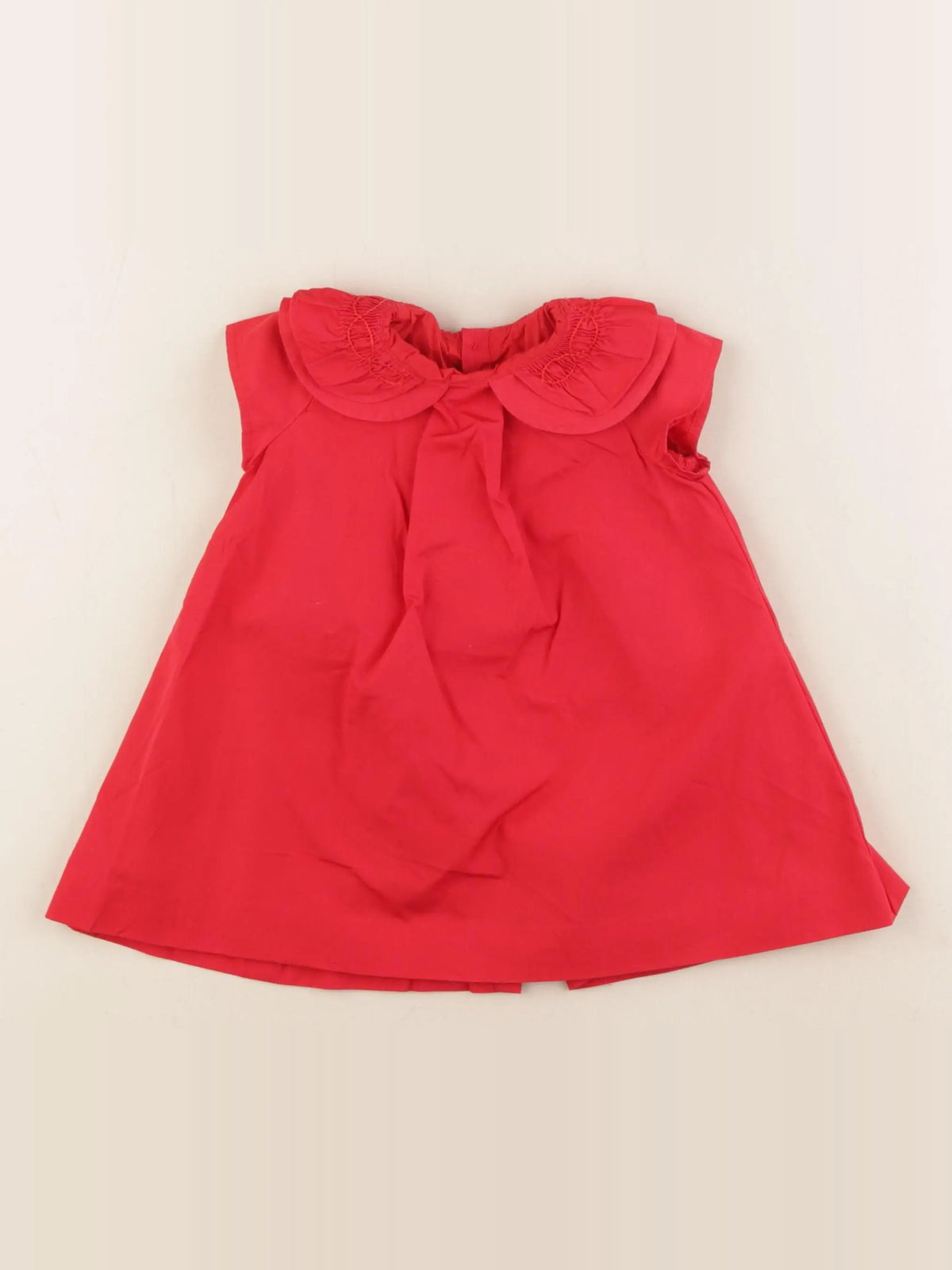Jacadi - robe rouge - 12 mois