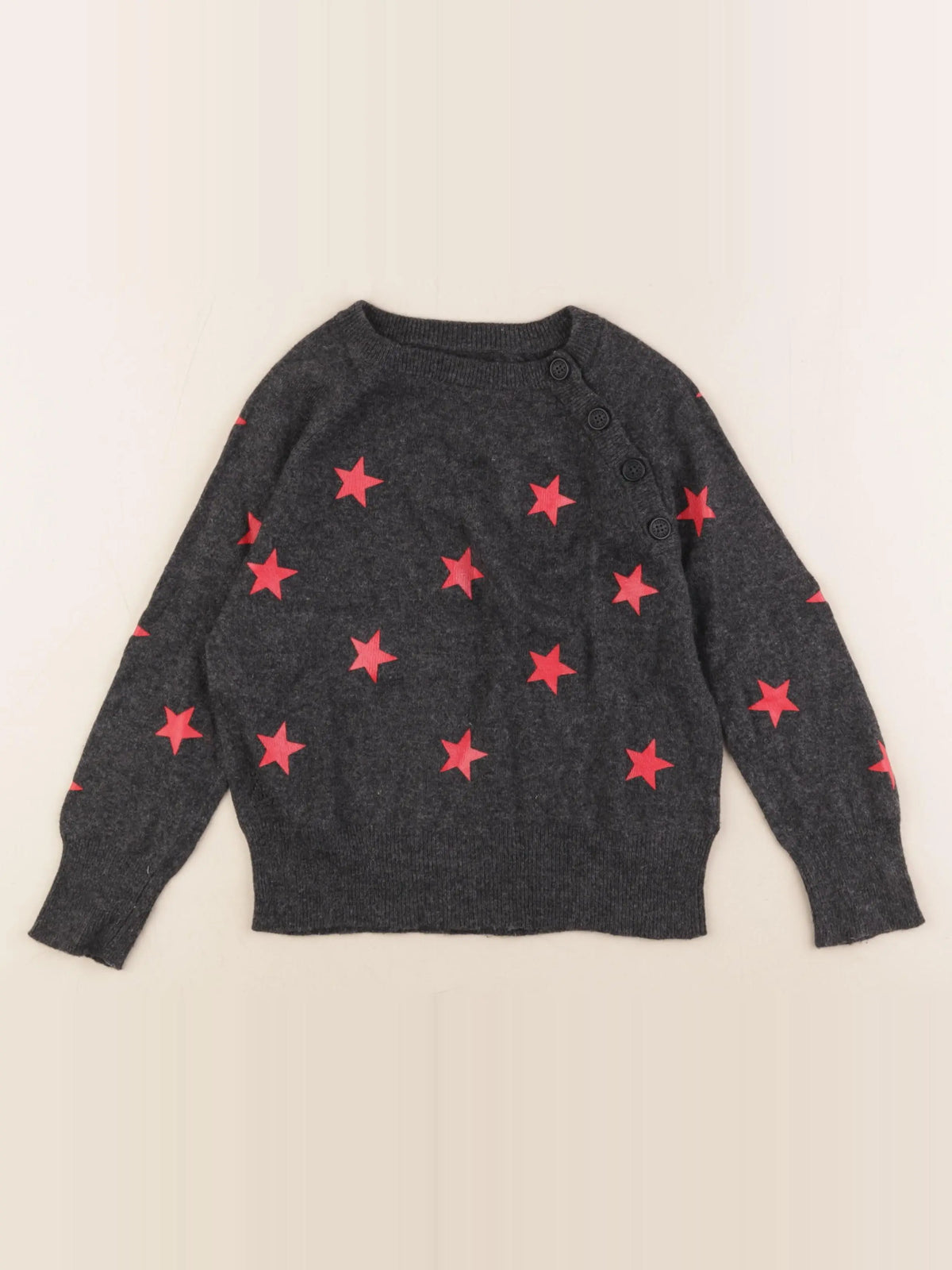 Zadig & Voltaire - pull gris - 6 ans