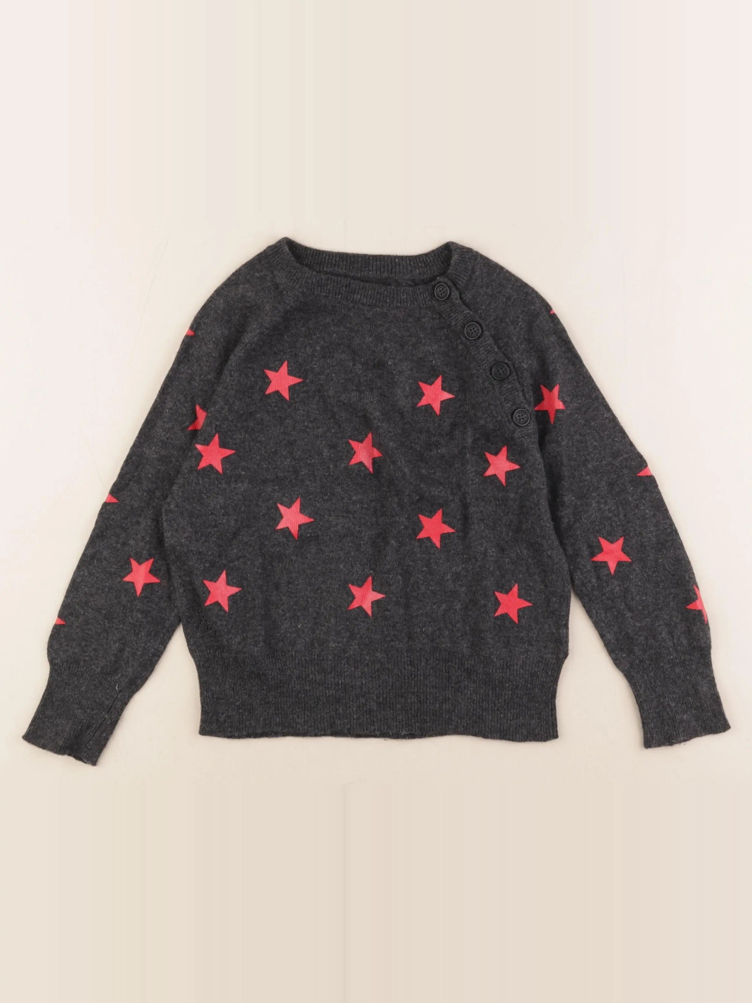 Zadig & Voltaire - pull gris - 6 ans