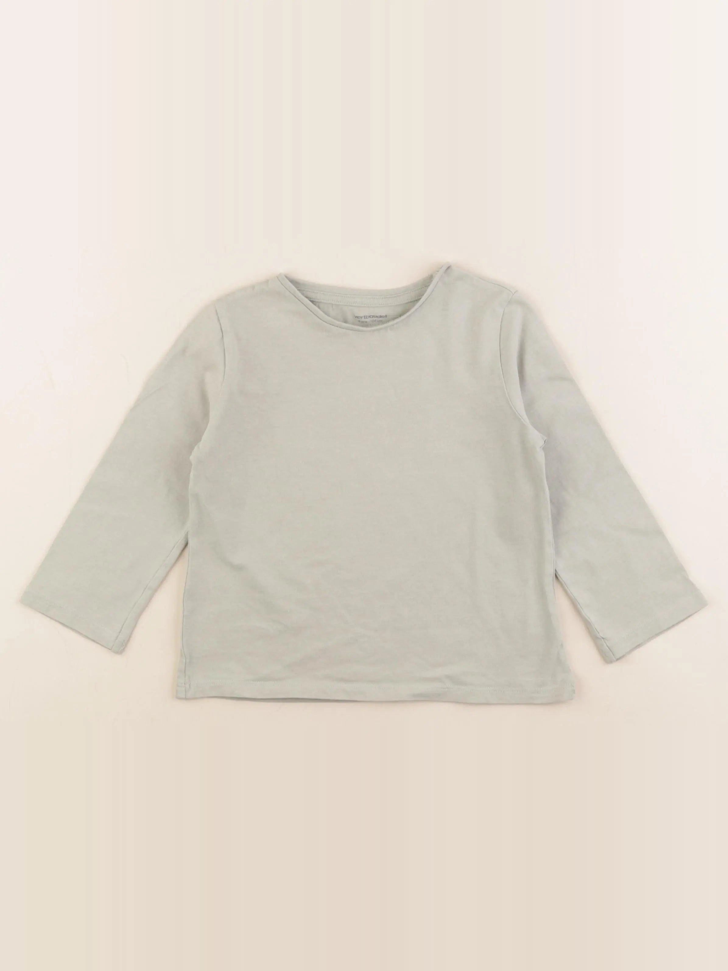 Vertbaudet - tee-shirt vert - 4 ans