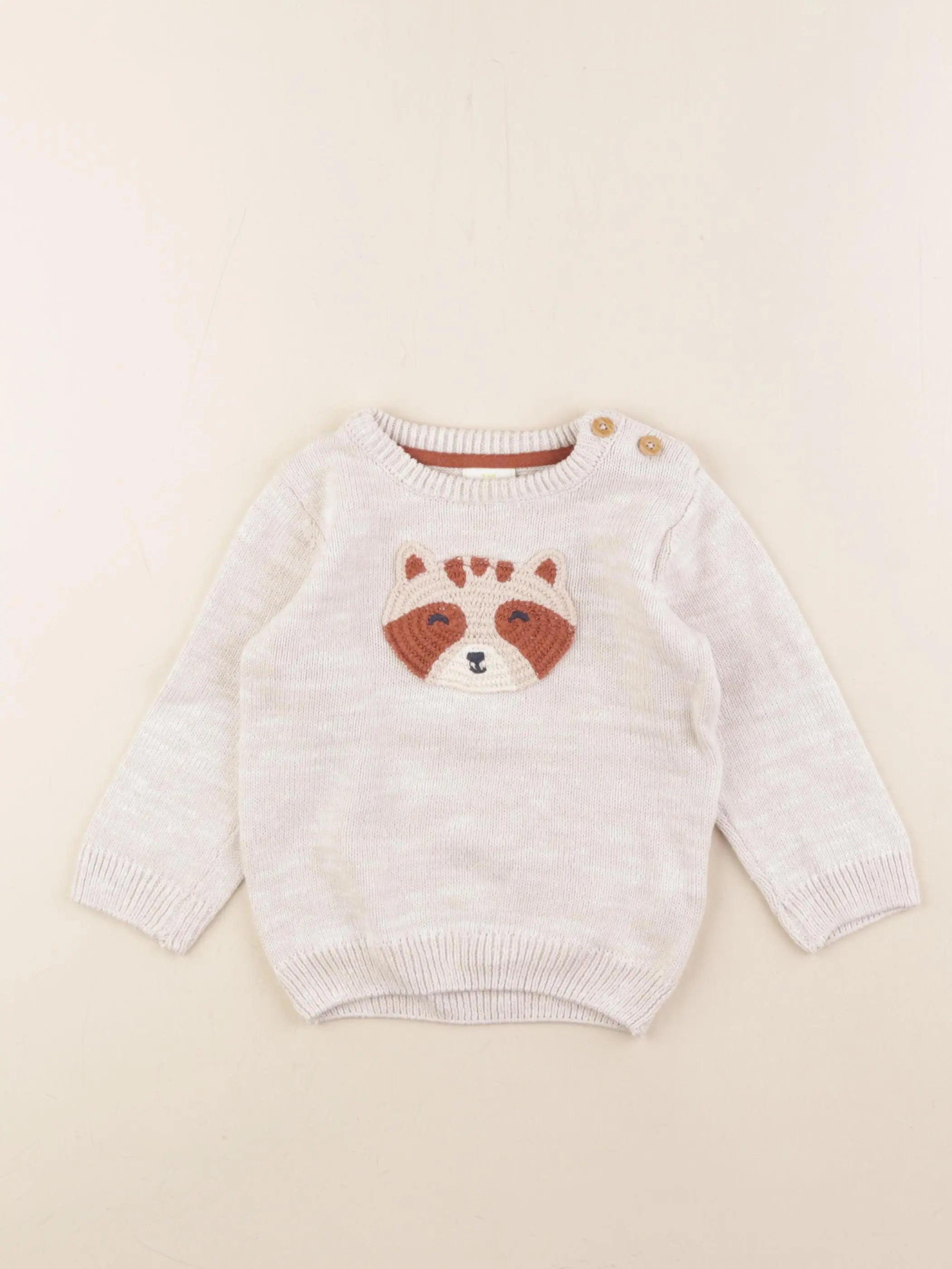 Tape à l'oeil - pull beige - 18 mois