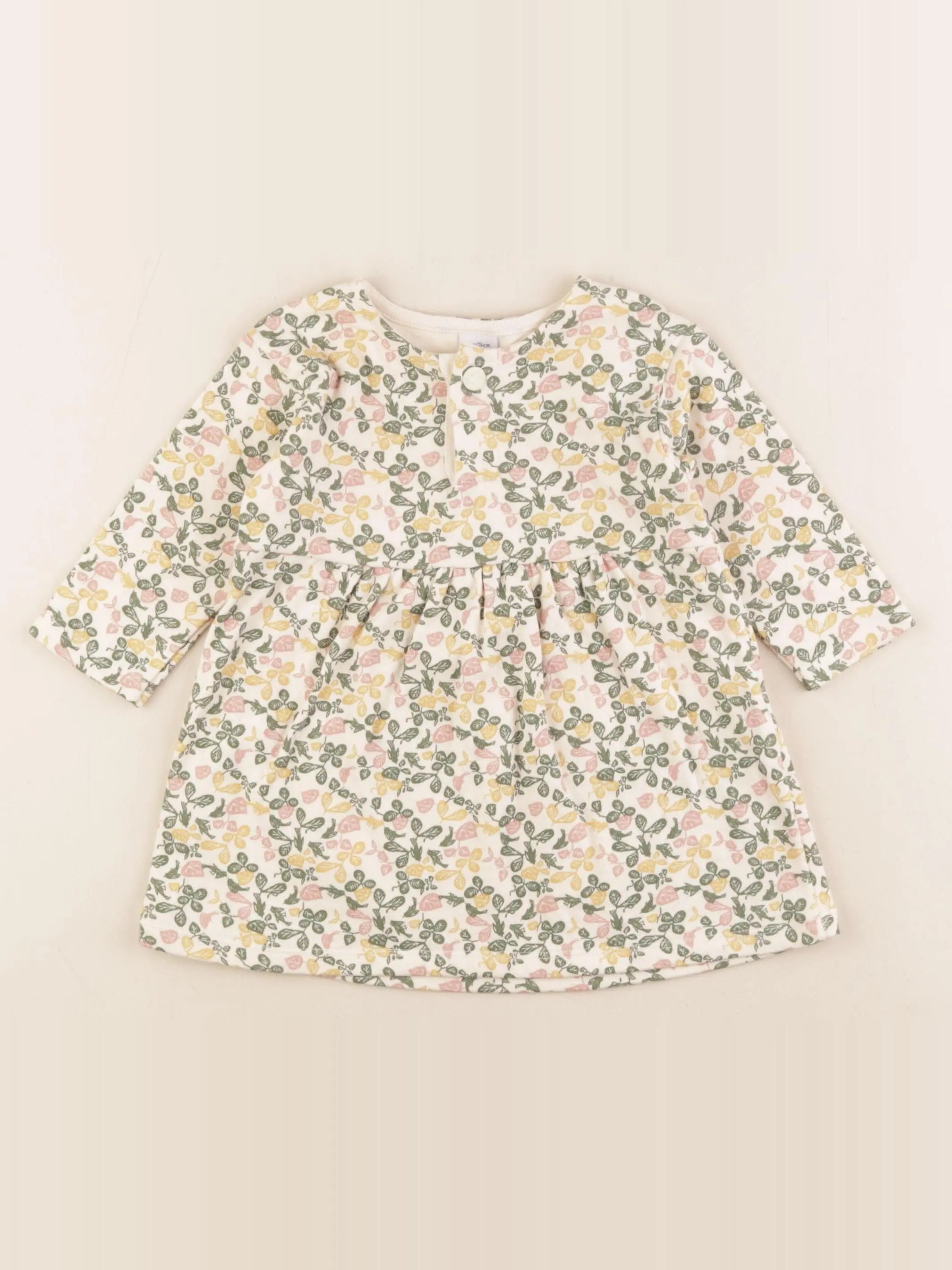 Petit Bateau - robe multicolore - 12 mois