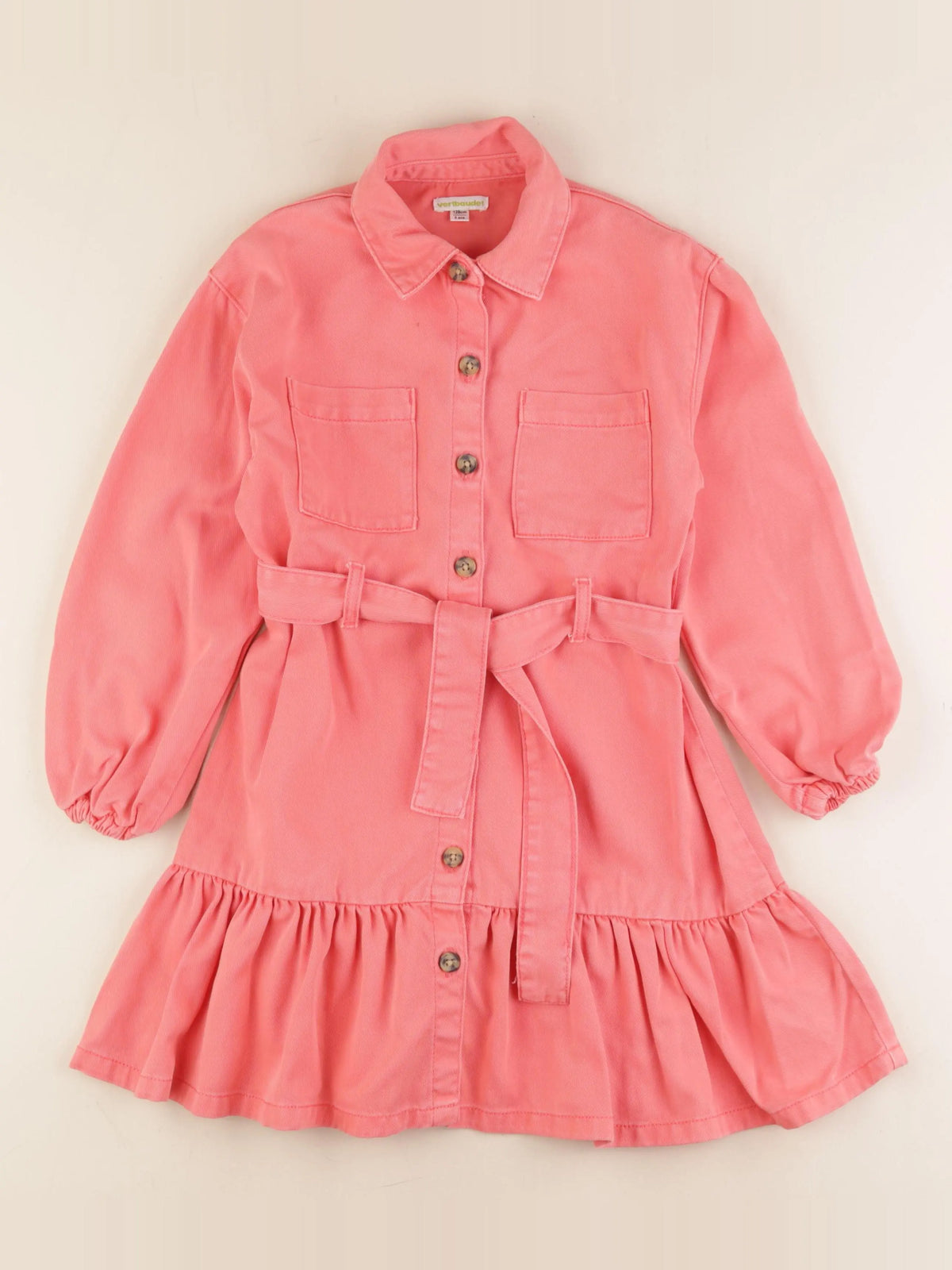 Vertbaudet - robe rose - 8 ans