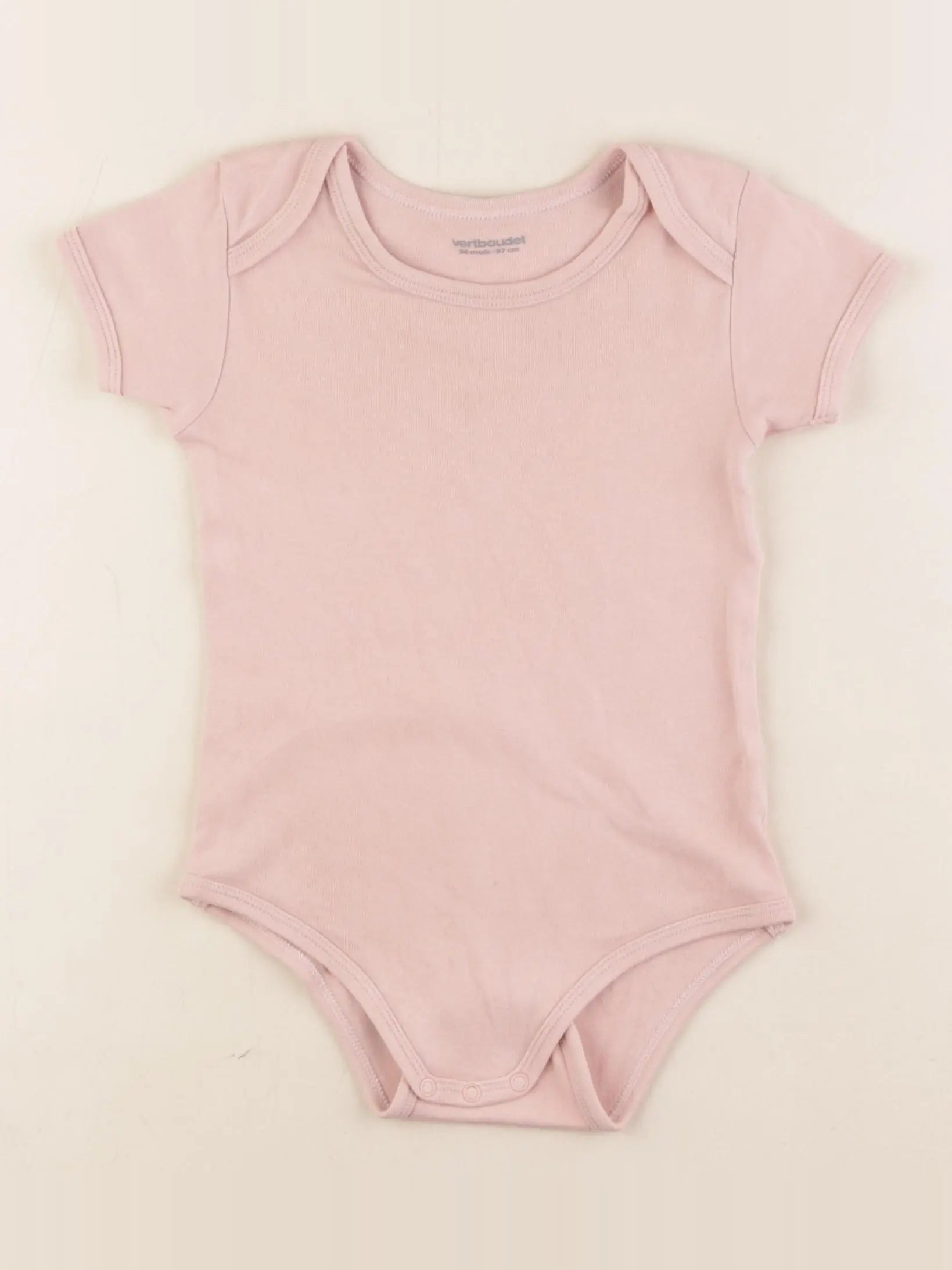 Vertbaudet - body rose - 36 mois
