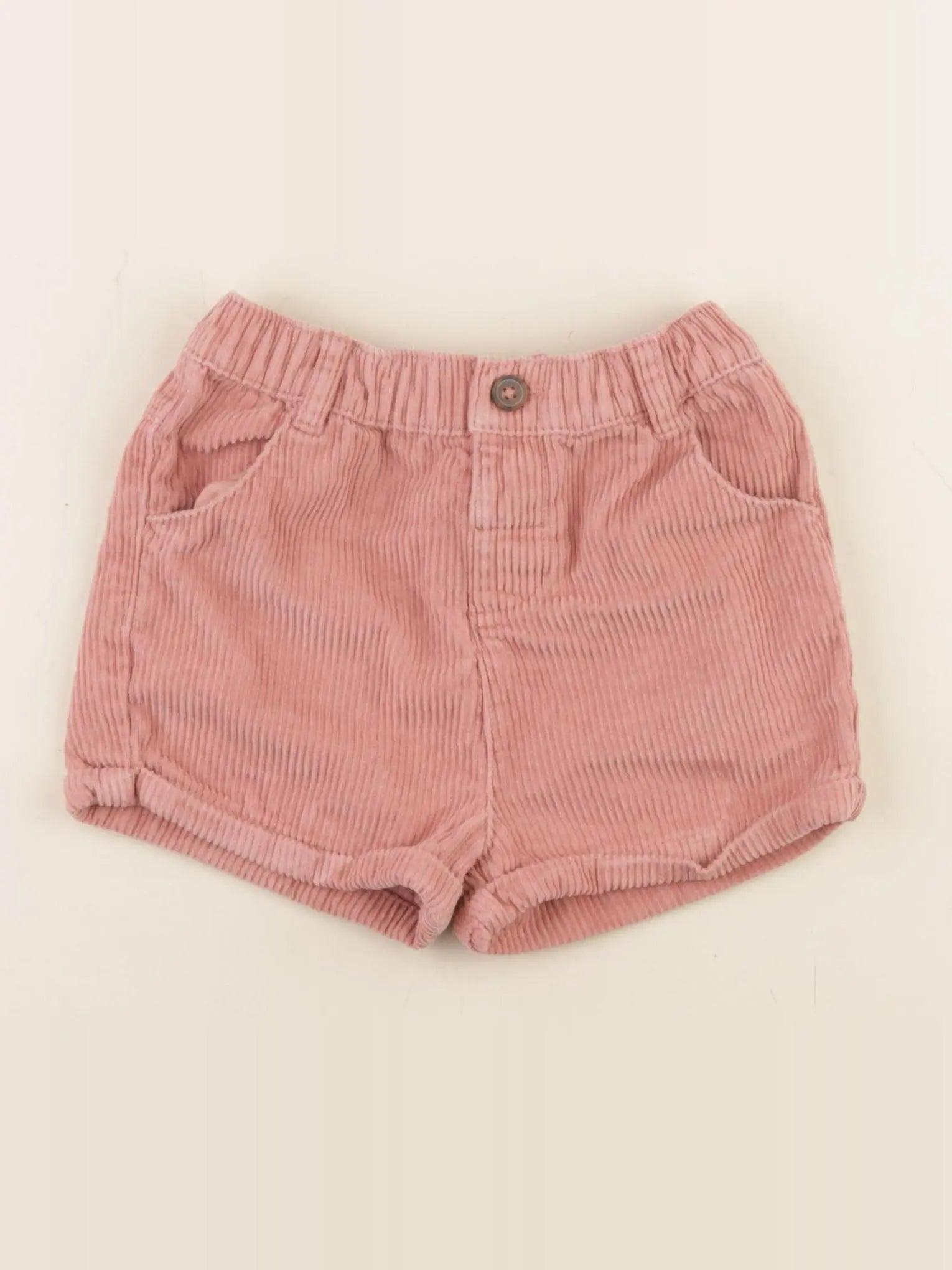 Vertbaudet - short rose - 24 mois