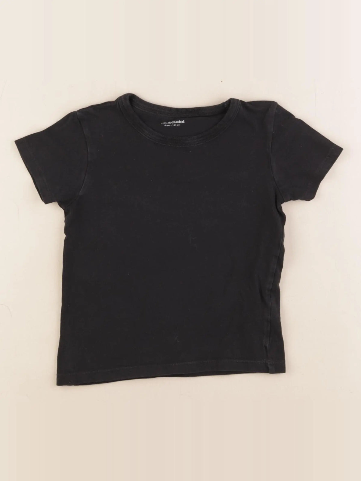 Vertbaudet - maillot de corps noir - 4 ans