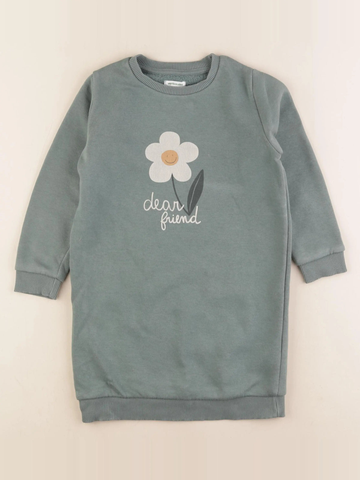 Vertbaudet - robe vert - 5 ans