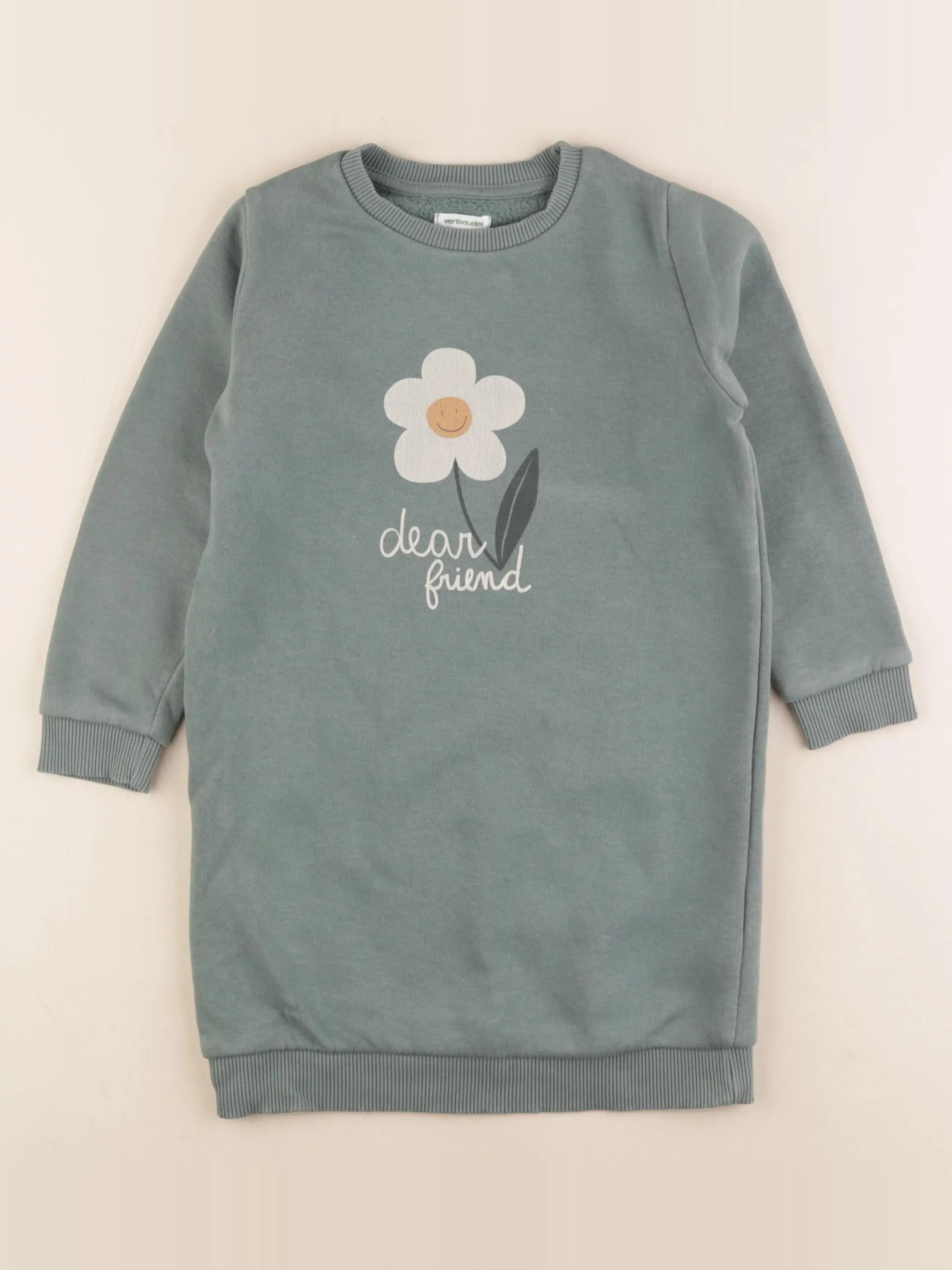 Vertbaudet - robe vert - 5 ans