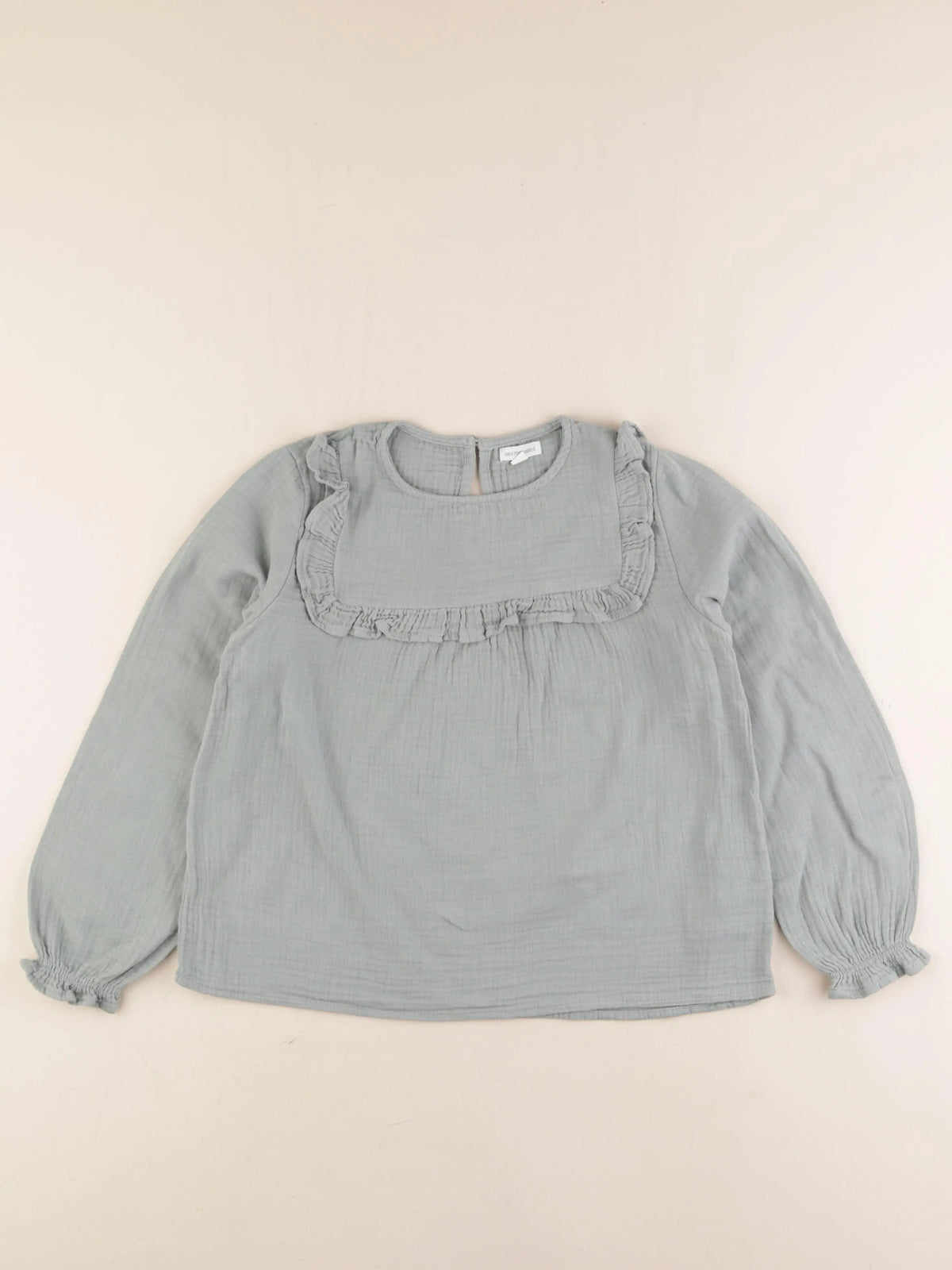 Vertbaudet - blouse vert - 10 ans
