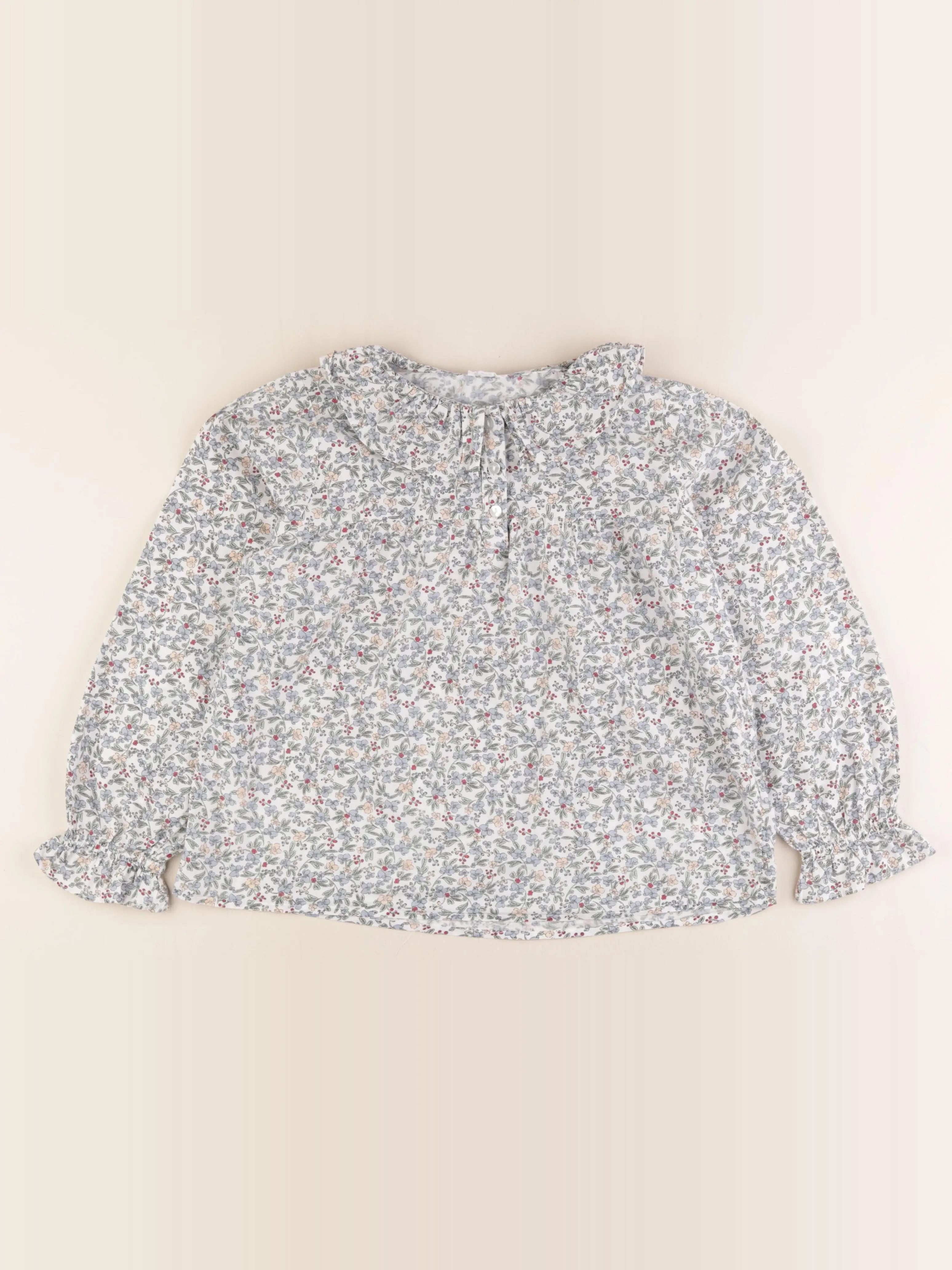 Vertbaudet - blouse multicolore - 10 ans